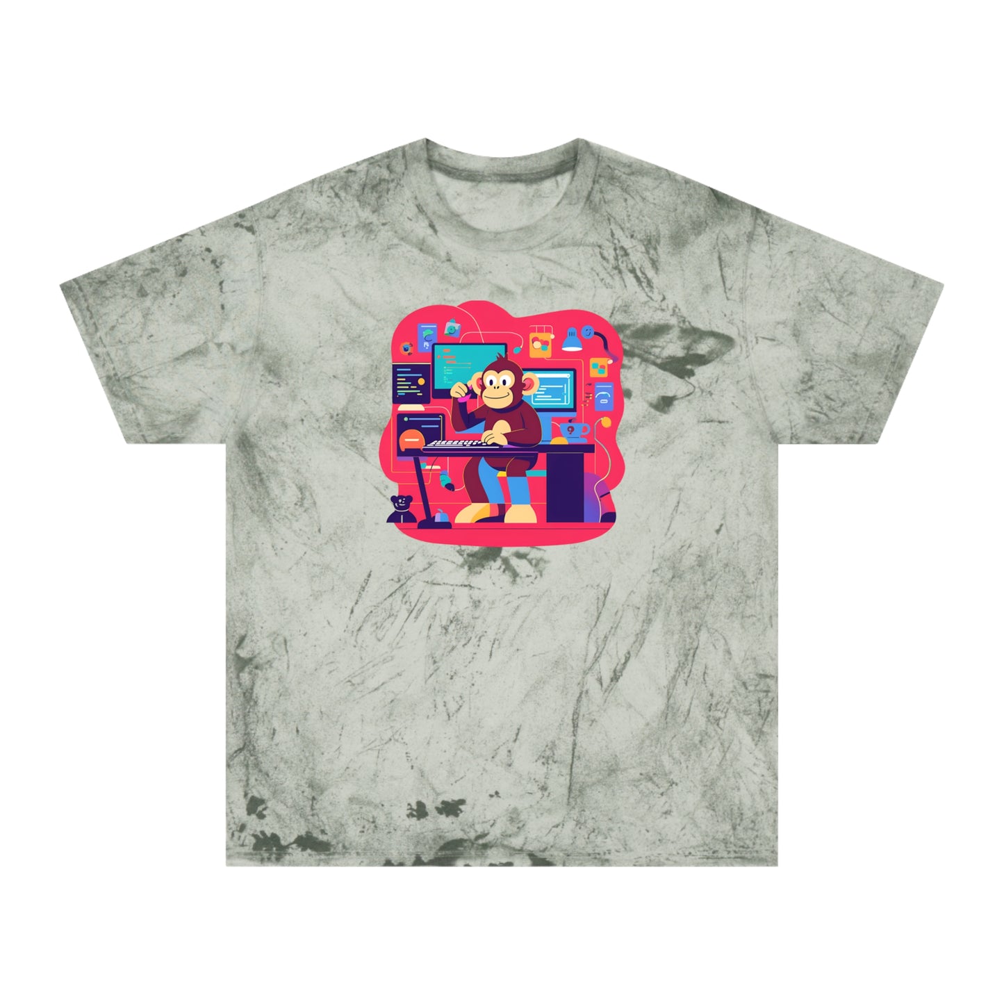 Colorful Gamer T-Shirt | Unisex T-Shirt for Tech Lovers, Video Game Merch, Fun Casual Wear, Unique Gift for Gamers