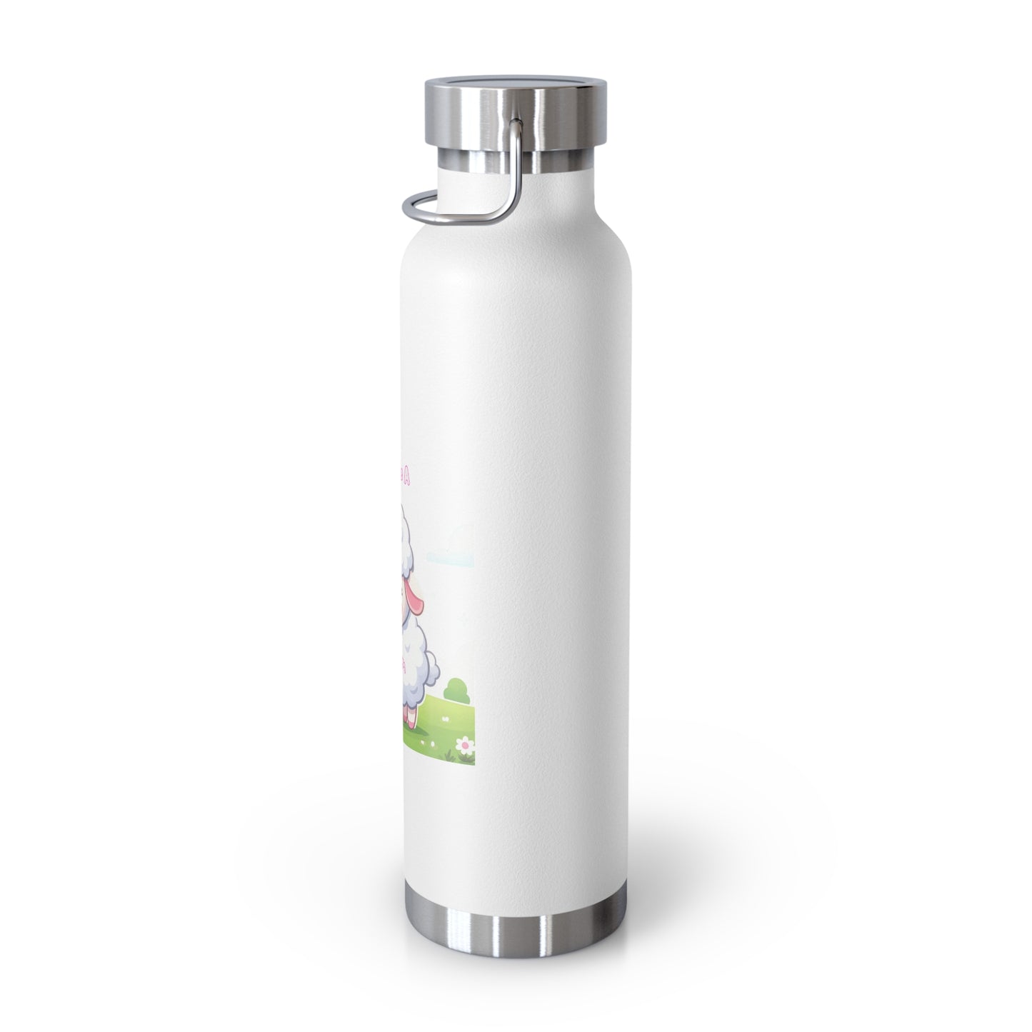 Cute Sheep Insulated Water Bottle - 22oz, Perfect Gift for Animal Lovers