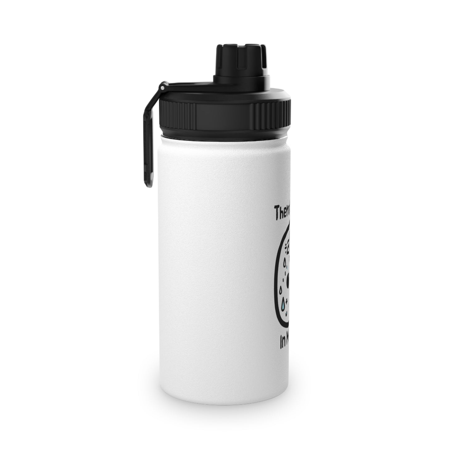 Funny Motivational Stainless Steel Water Bottle - "There’s Madness In My Method" - Ideal for Athletes & Fitness Enthusiasts