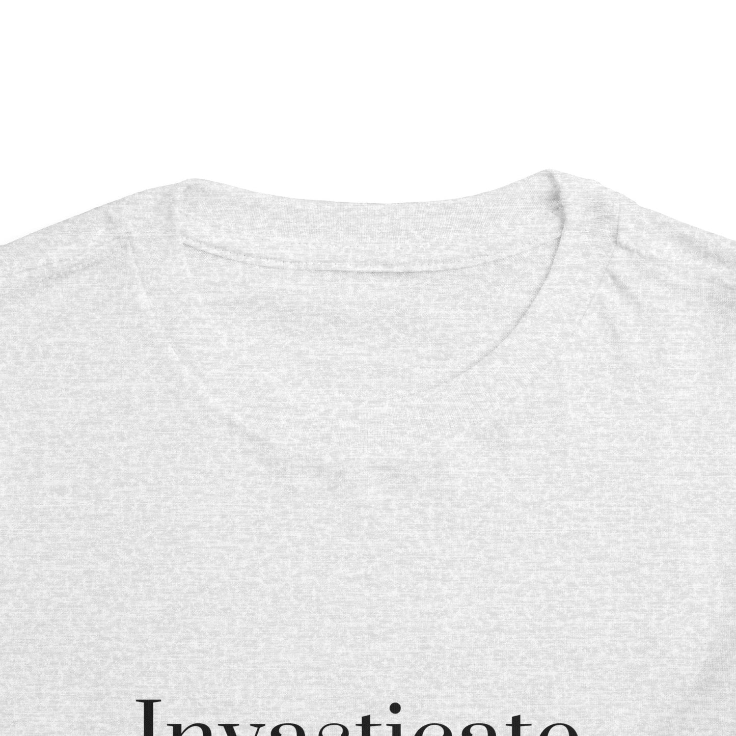 Curious Toddler Tee - Cute Short Sleeve Shirt, Kids Gift, Playful T-Shirt, Educational Apparel, Toddler Clothes