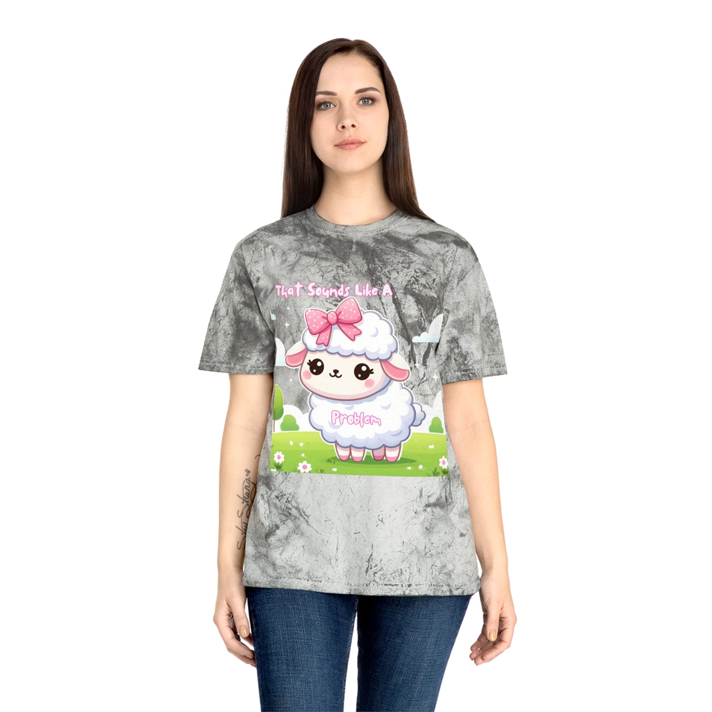 Colorful Cartoon Sheep T-Shirt - Perfect for Animal Lovers & Fun Events!