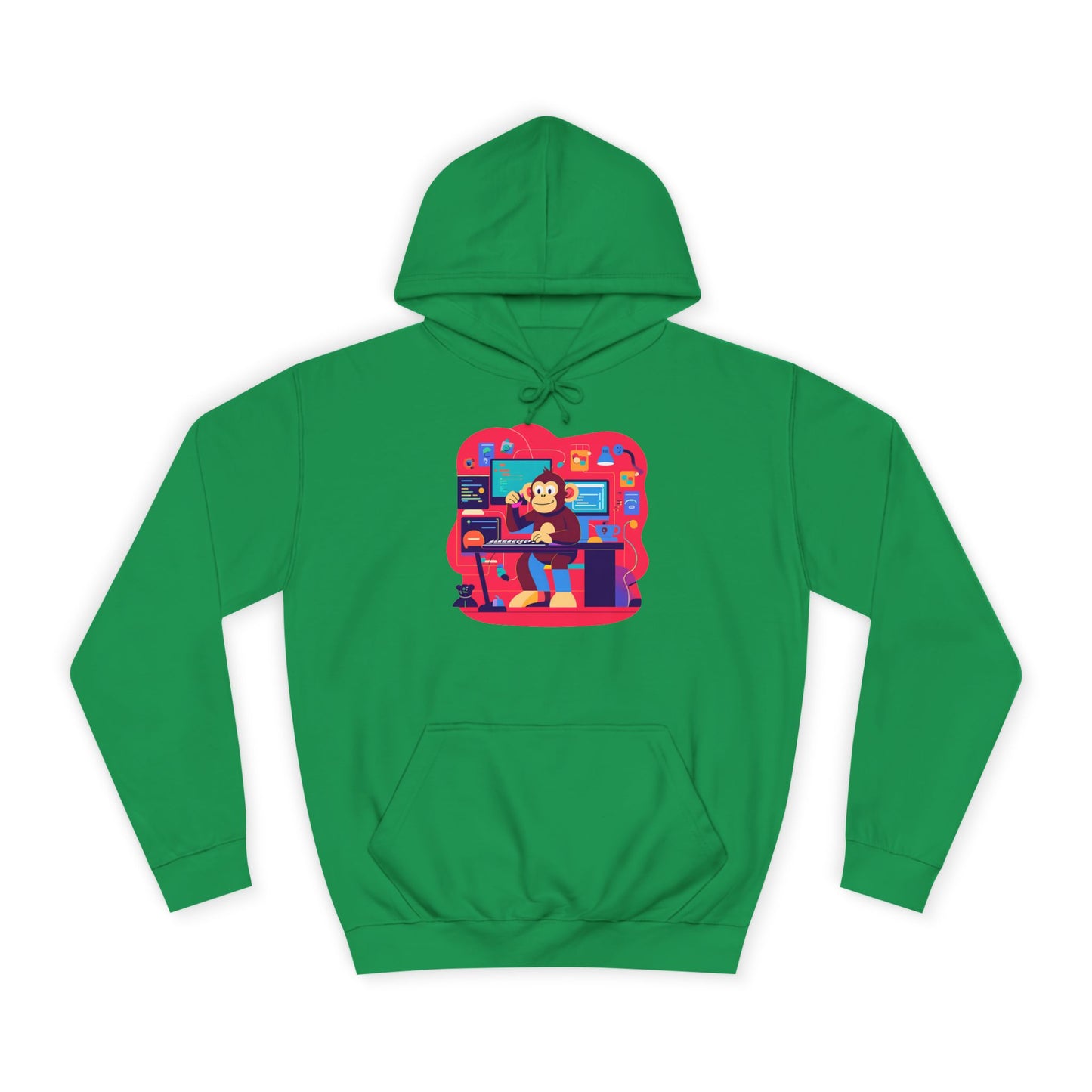 Colorful College Hoodie, Unisex Sweatshirt, School Spirit Wear, Gift for Students, Cozy Campus Apparel, College Graduation Gift