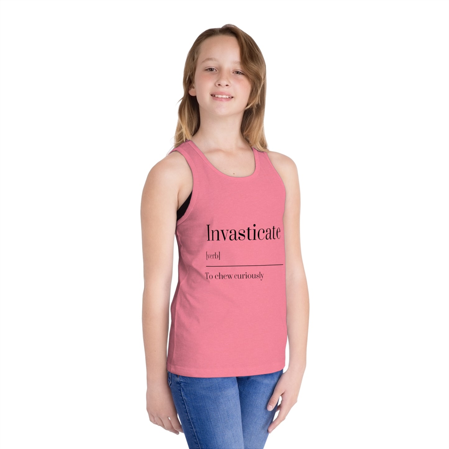 Curious Kid's Jersey Tank Top - Fun and Playful, Perfect for Summer Outings, Birthday Gifts, and Learning