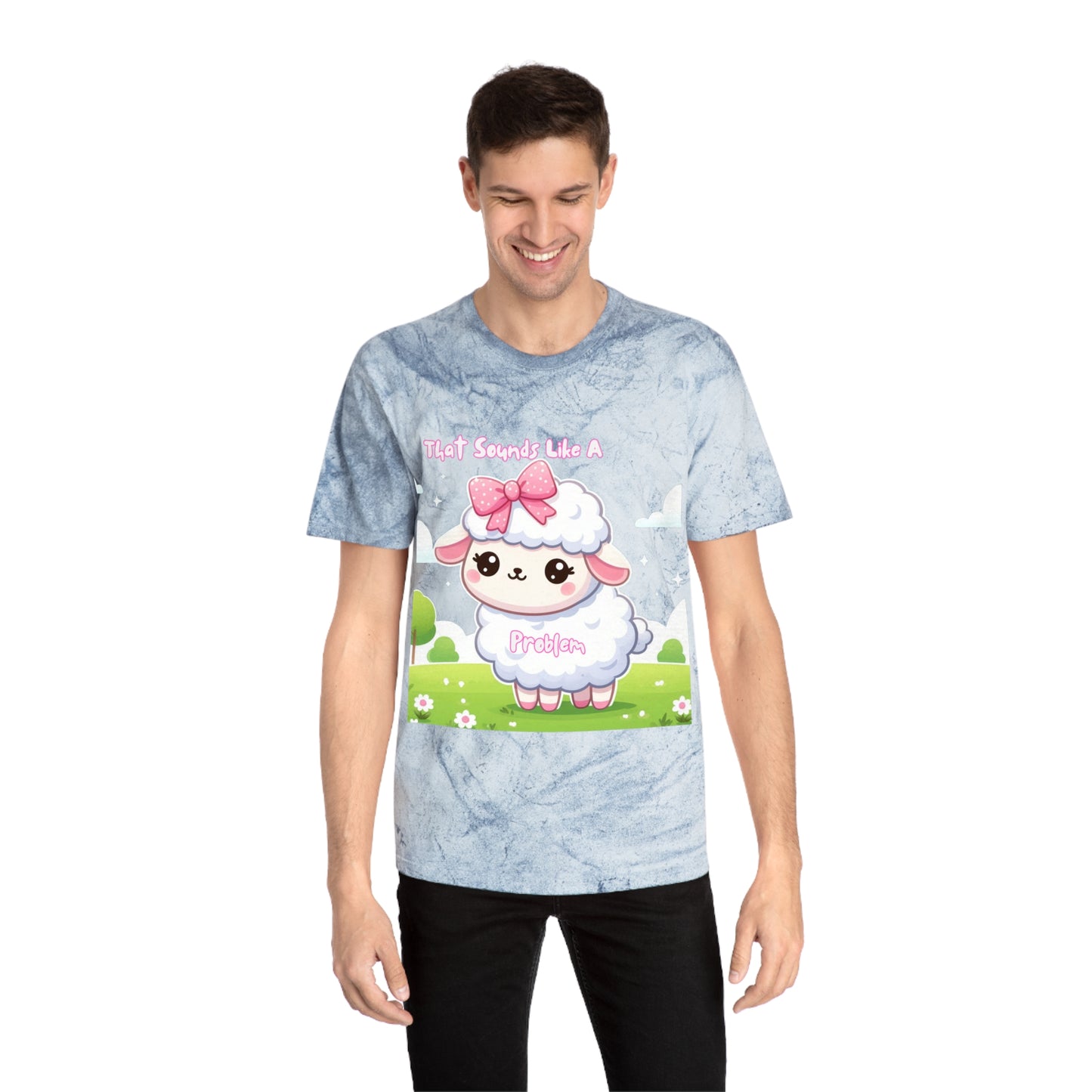 Colorful Cartoon Sheep T-Shirt - Perfect for Animal Lovers & Fun Events!
