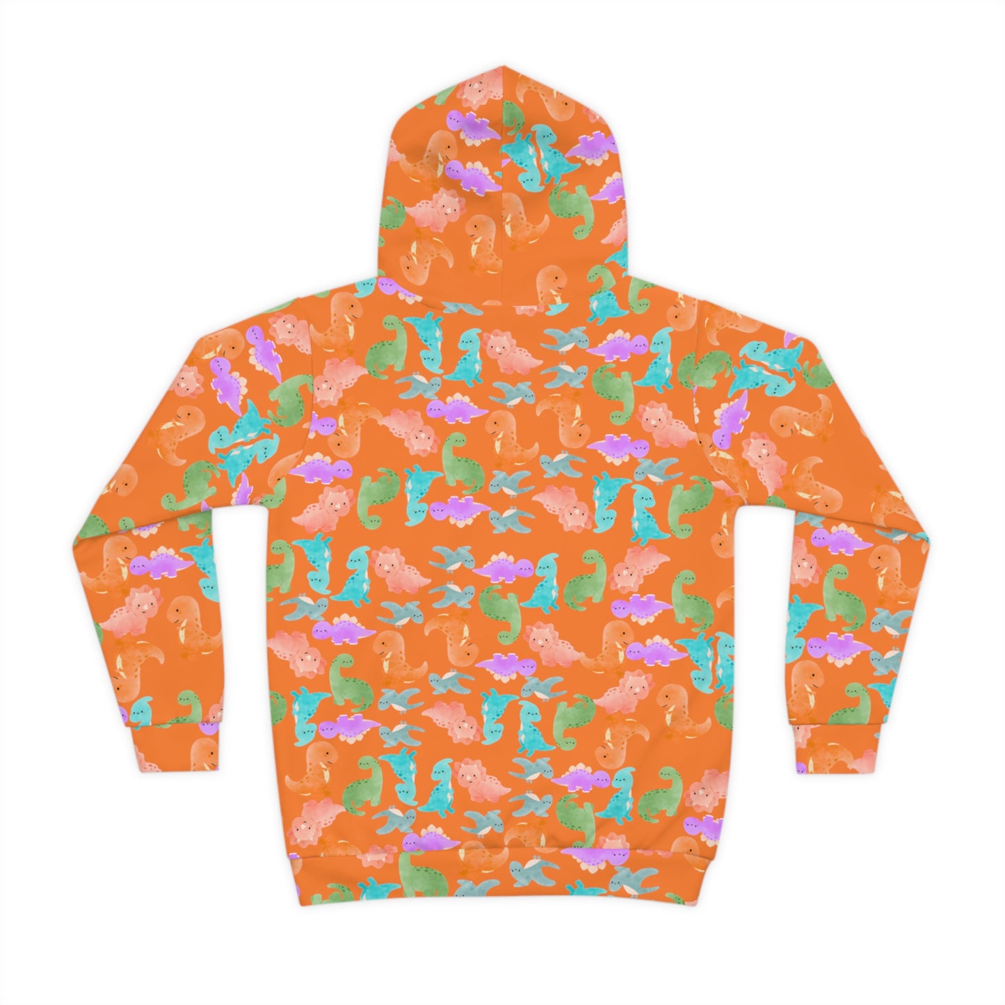 Colorful Dino Childrens Hoodie | Cozy Kidswear Beachwear Summer Adventure Birthday Gift Cute Animal Apparel Rainbow Dinos Crusta