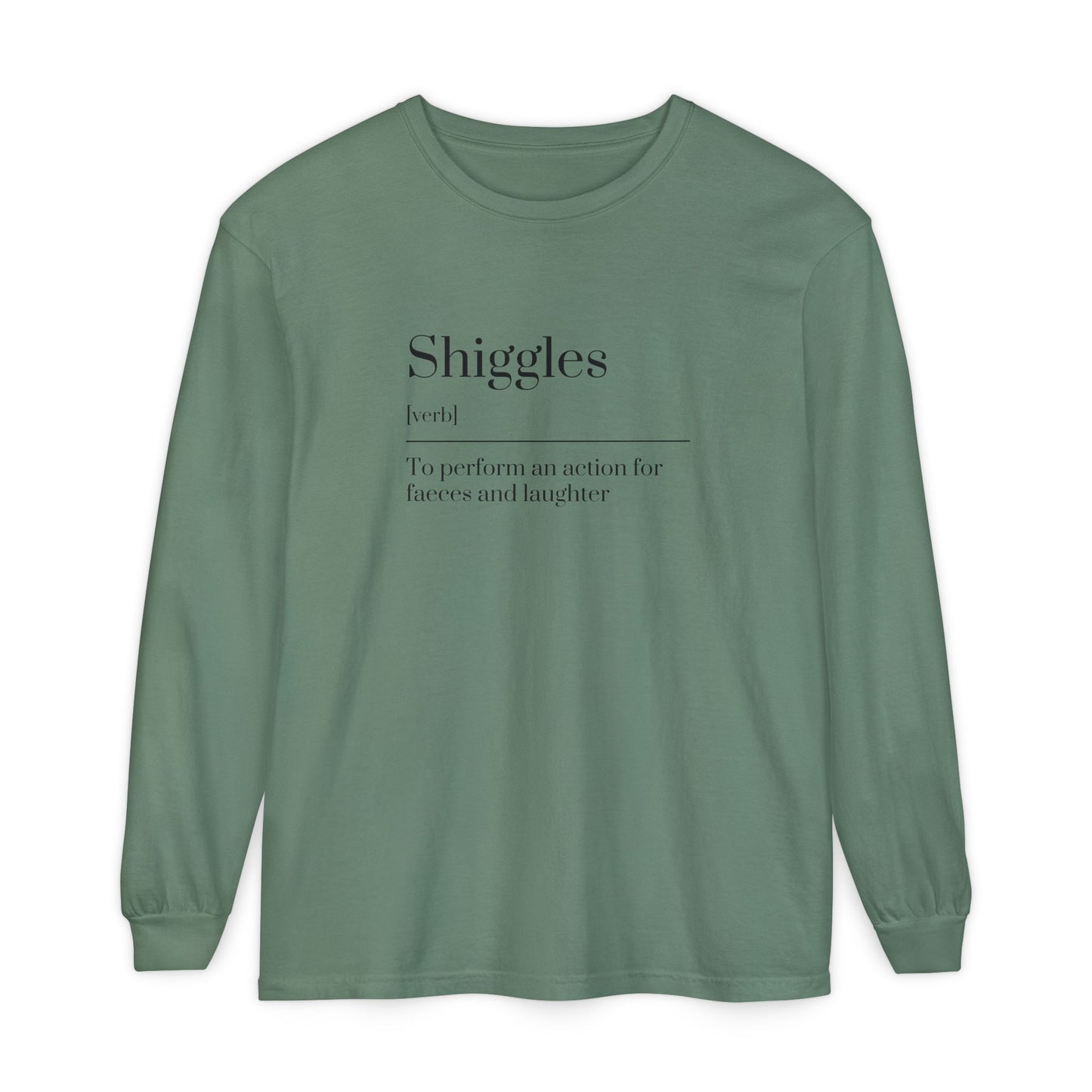 Unisex Garment-dyed Long Sleeve T-Shirt