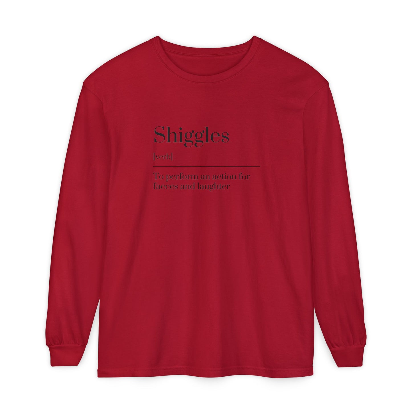 Unisex Garment-dyed Long Sleeve T-Shirt
