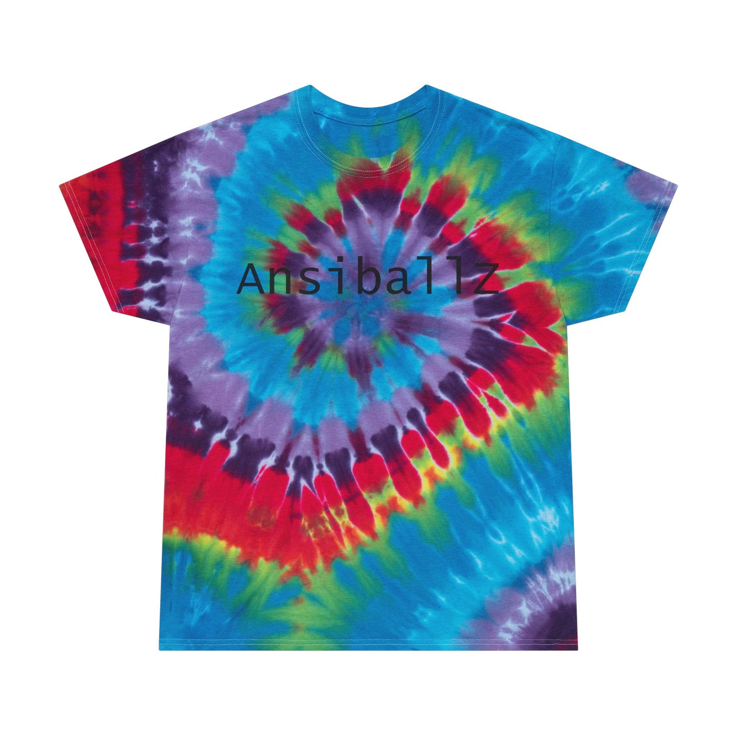 Colorful Spiral Tie-Dye Tee for Summer Vibes, Unique Casual Wear, Gifts for Friends, Trendy Festival Shirt, Relaxed Fit Tee