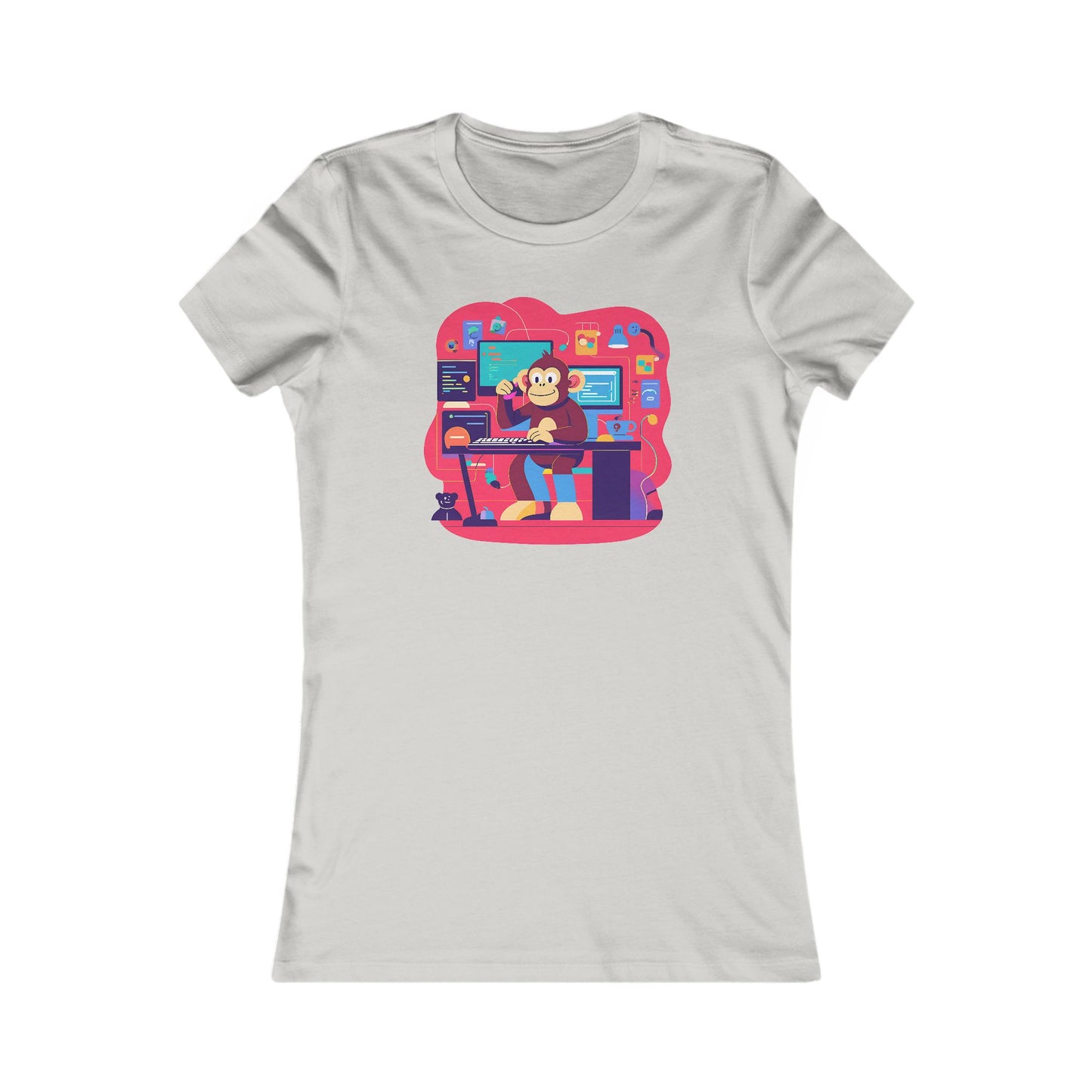 Cute Graphic Tee, Retro Office Vibe Shirt, Gift for Students, Casual Workwear, Fun Weekend Top, Art Lover Apparel