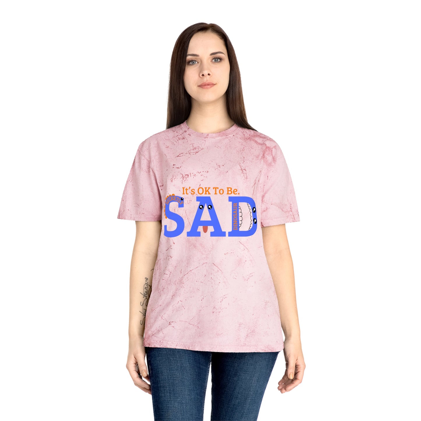 Unisex Color Blast T-Shirt, Comfort Tee, Mental Health Awareness Shirt, Casual Wear, Gift for Friends, Self-Care Fashion