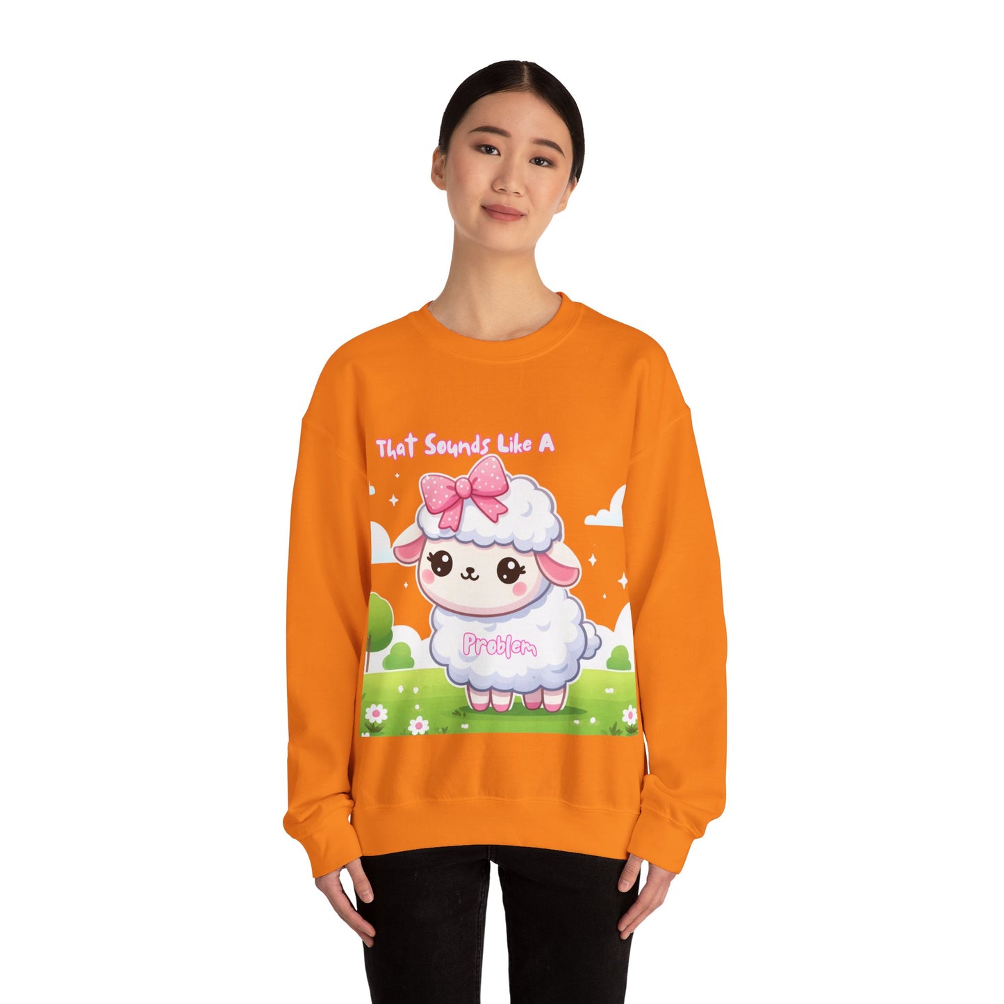 Ewe Problem - Unisex Heavy Blend™ Crewneck Sweatshirt