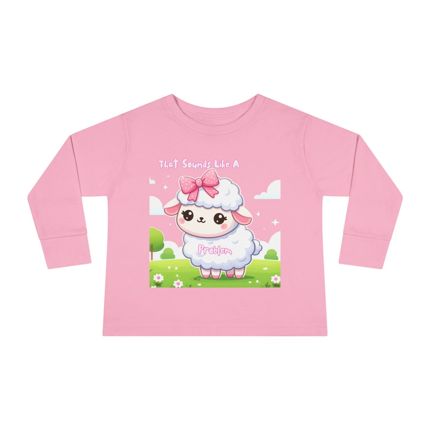 Cute Toddler Long Sleeve Tee - "That Sounds Like A Party" Design