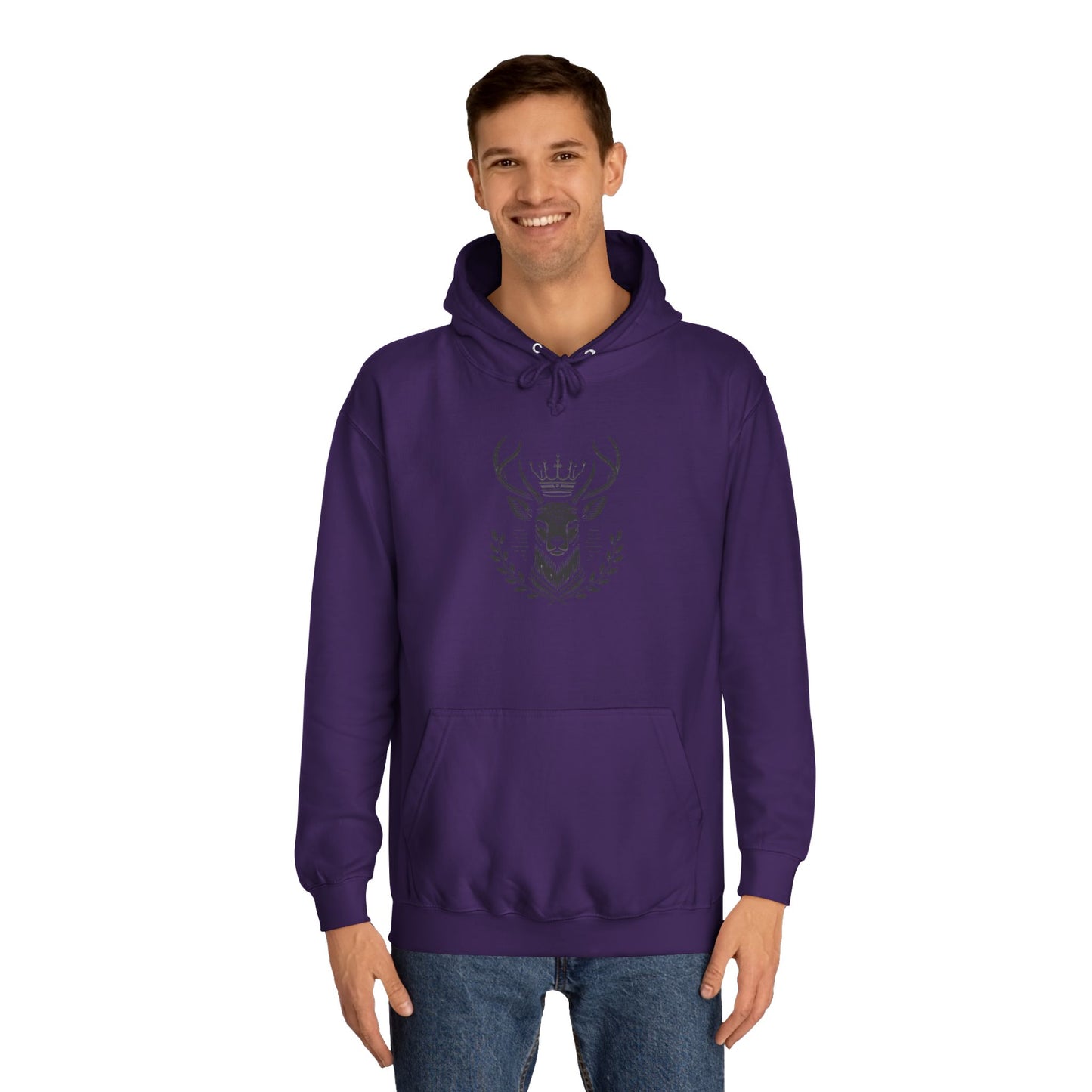 Stylish Unisex College Hoodie with Unique Design, Perfect for Casual Wear, Gifts, College Events, Fall Fashion, and Cozy Lounging - Oh Deer Lord
