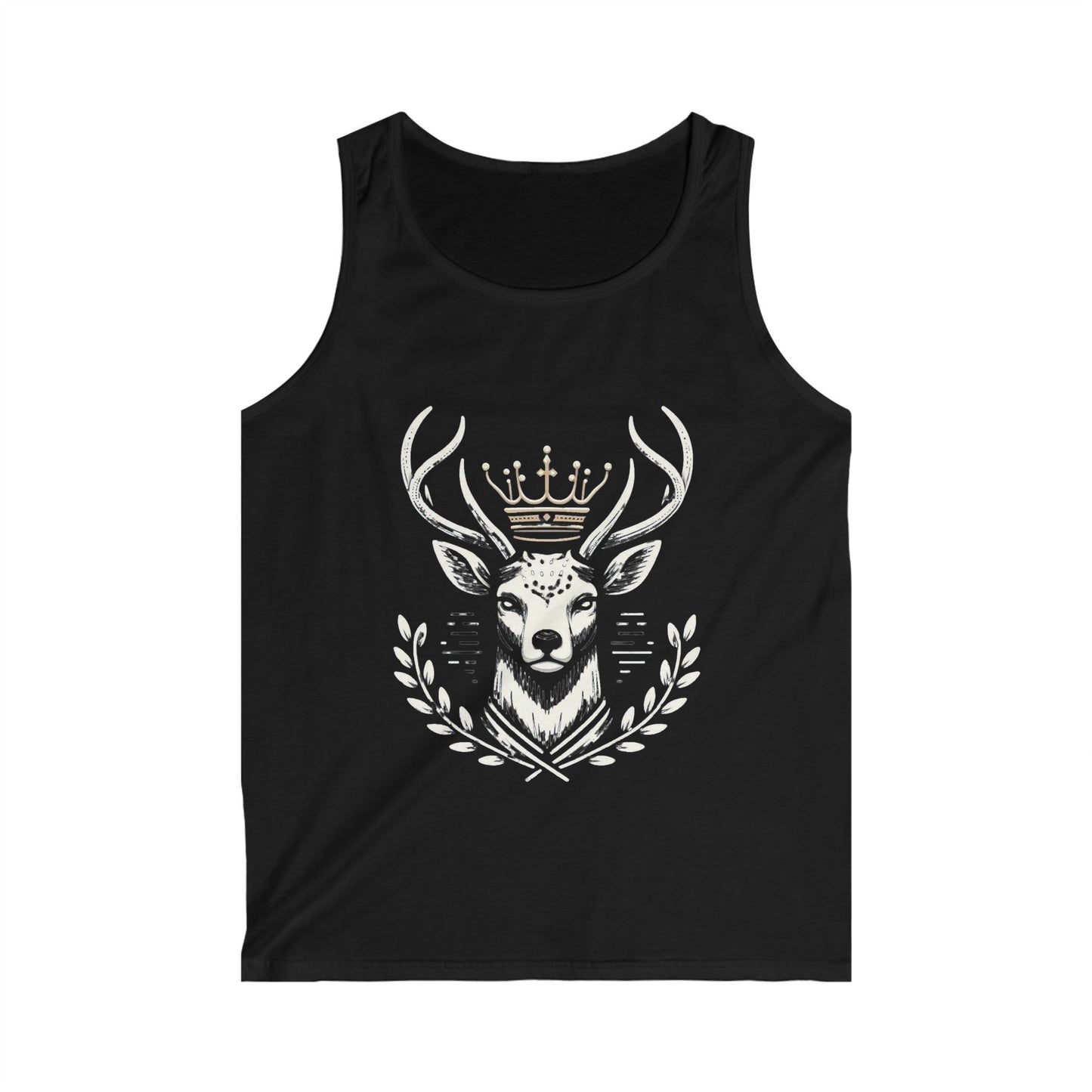 Majestic Deer Graphic Tank Top for Outdoorsy Men - Oh Deer Lord