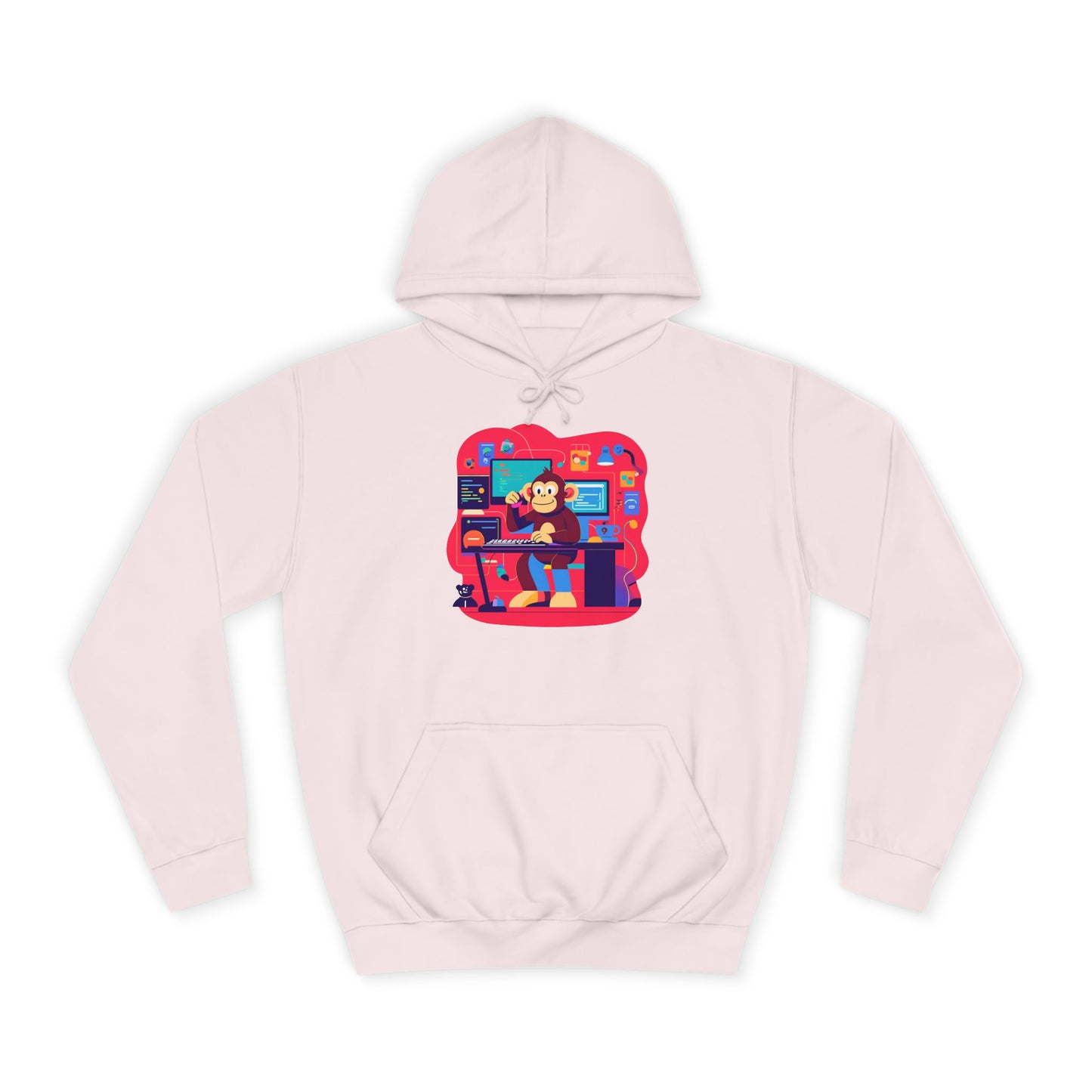 Colorful College Hoodie, Unisex Sweatshirt, School Spirit Wear, Gift for Students, Cozy Campus Apparel, College Graduation Gift