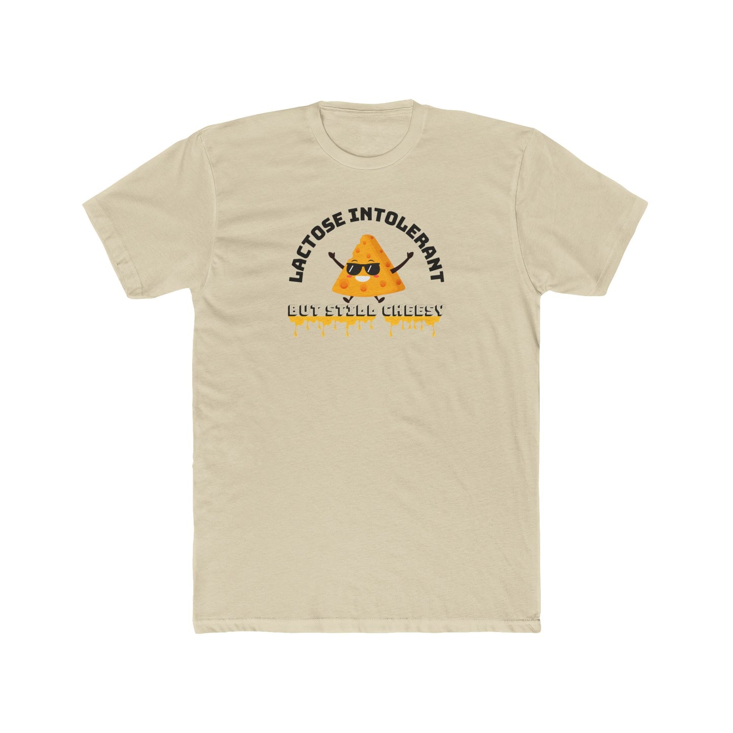 Lactose Intolerant Crew Tee, Funny T-Shirt, Gift for Dairy-Free Friends, Humor Apparel, Food Lover Shirt, Meme T-Shirt