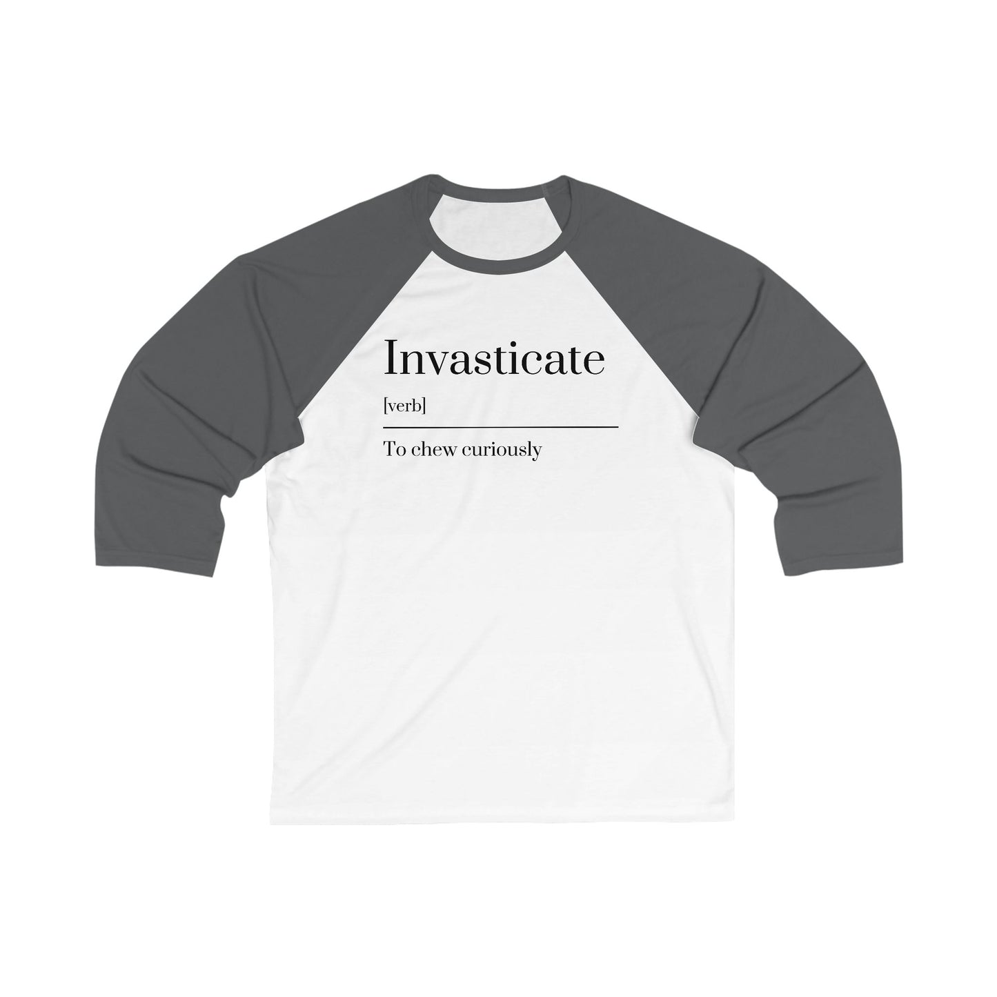 Whimsical Baseball Tee with Definition Design, Unisex Graphic Tee, Perfect Gift for Word Lovers, Fun Casual Wear, Literary Gift