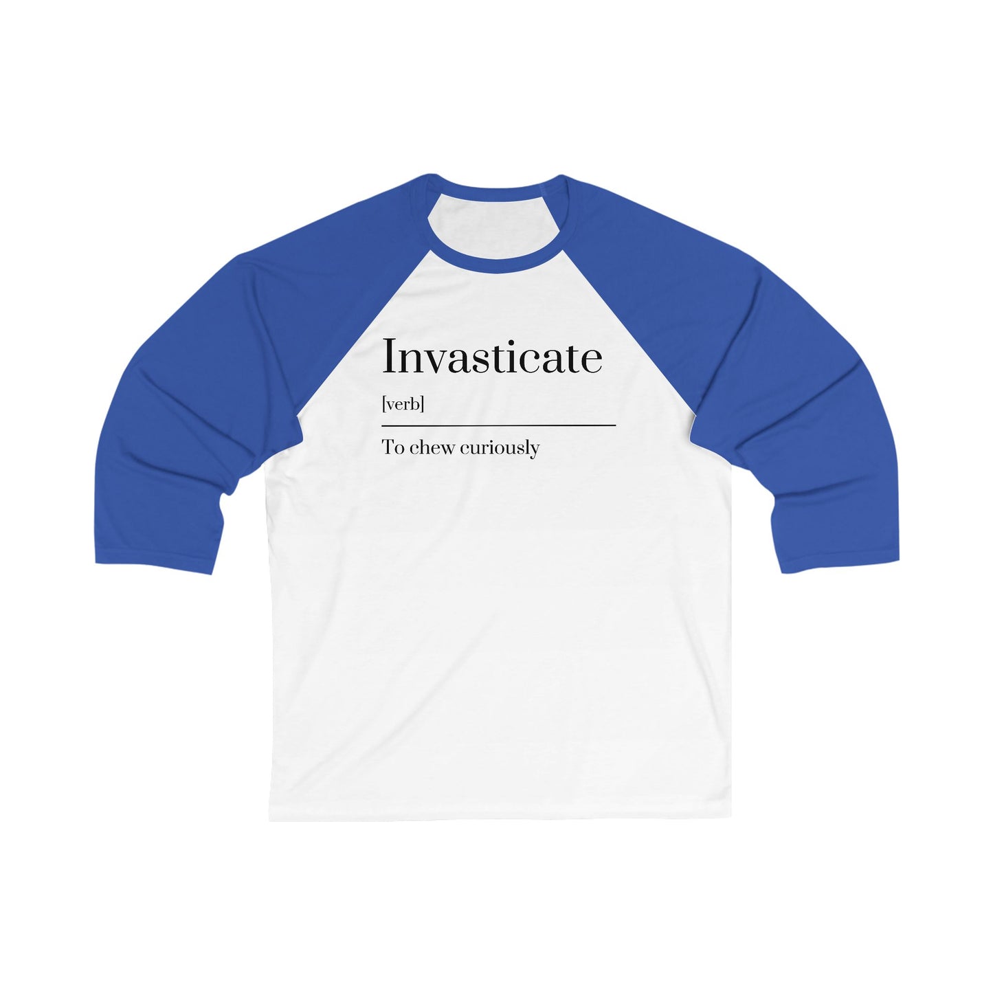Whimsical Baseball Tee with Definition Design, Unisex Graphic Tee, Perfect Gift for Word Lovers, Fun Casual Wear, Literary Gift