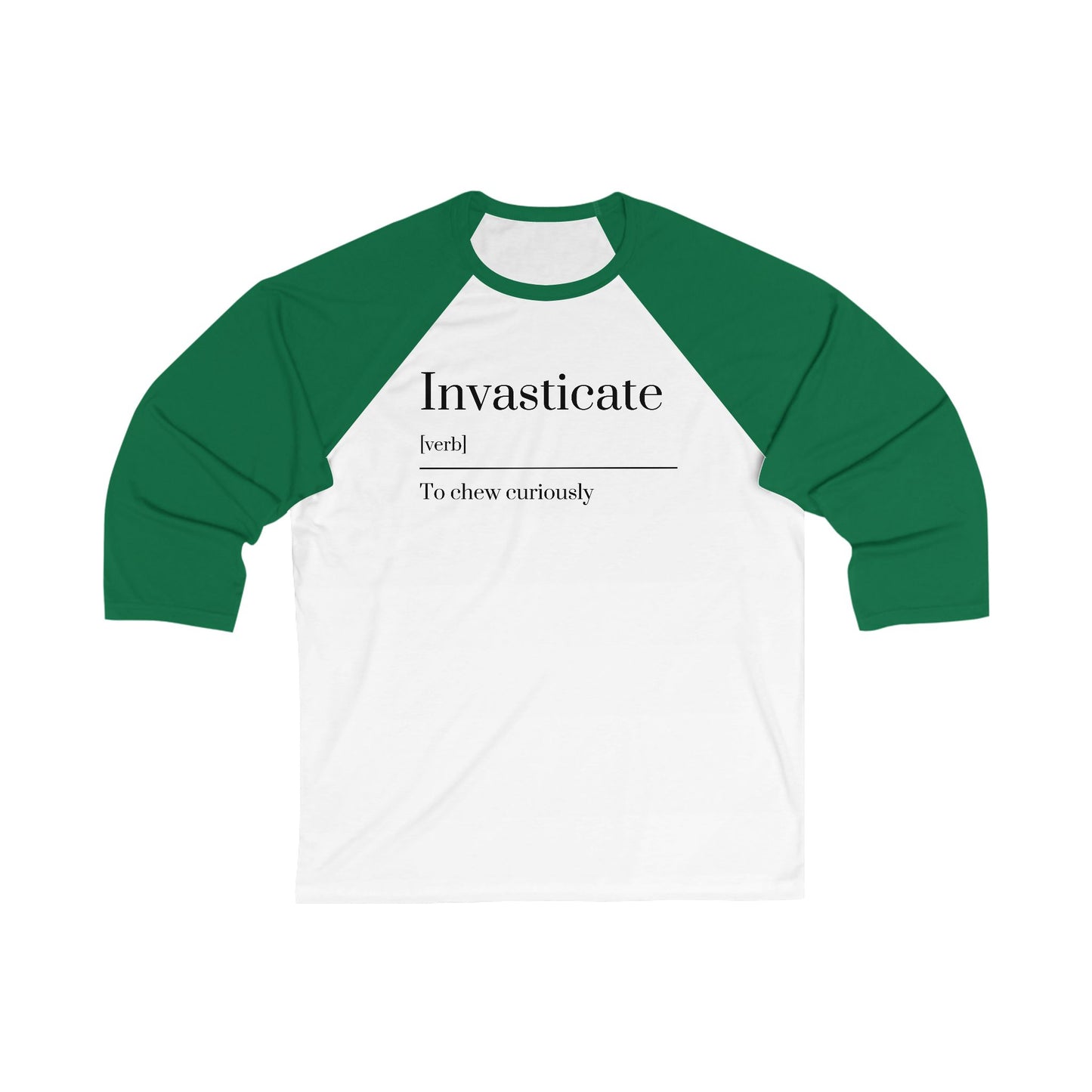 Whimsical Baseball Tee with Definition Design, Unisex Graphic Tee, Perfect Gift for Word Lovers, Fun Casual Wear, Literary Gift