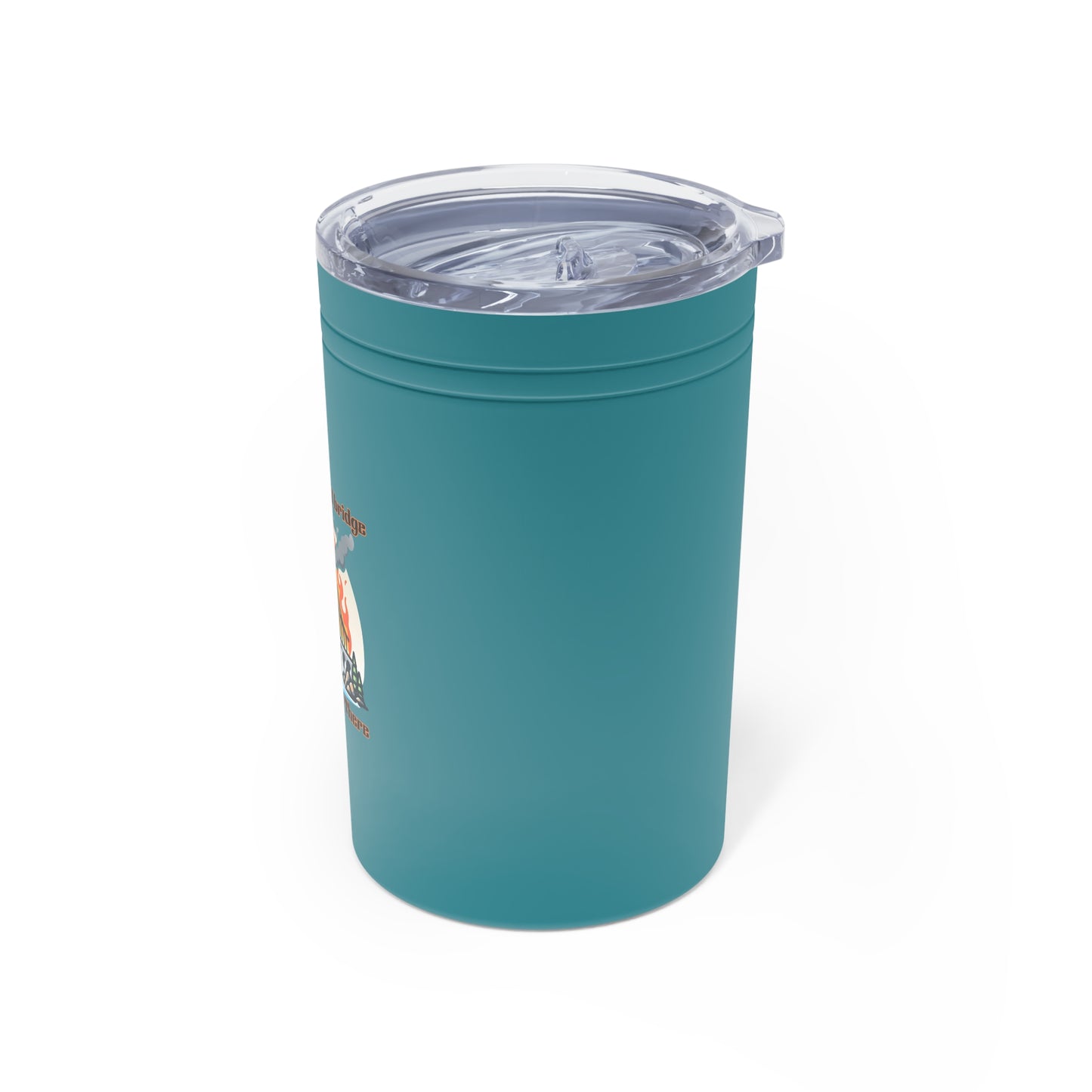 Funny Vacuum Insulated Tumbler - 'We'll Burn That Bridge' - 11oz Coffee Cup