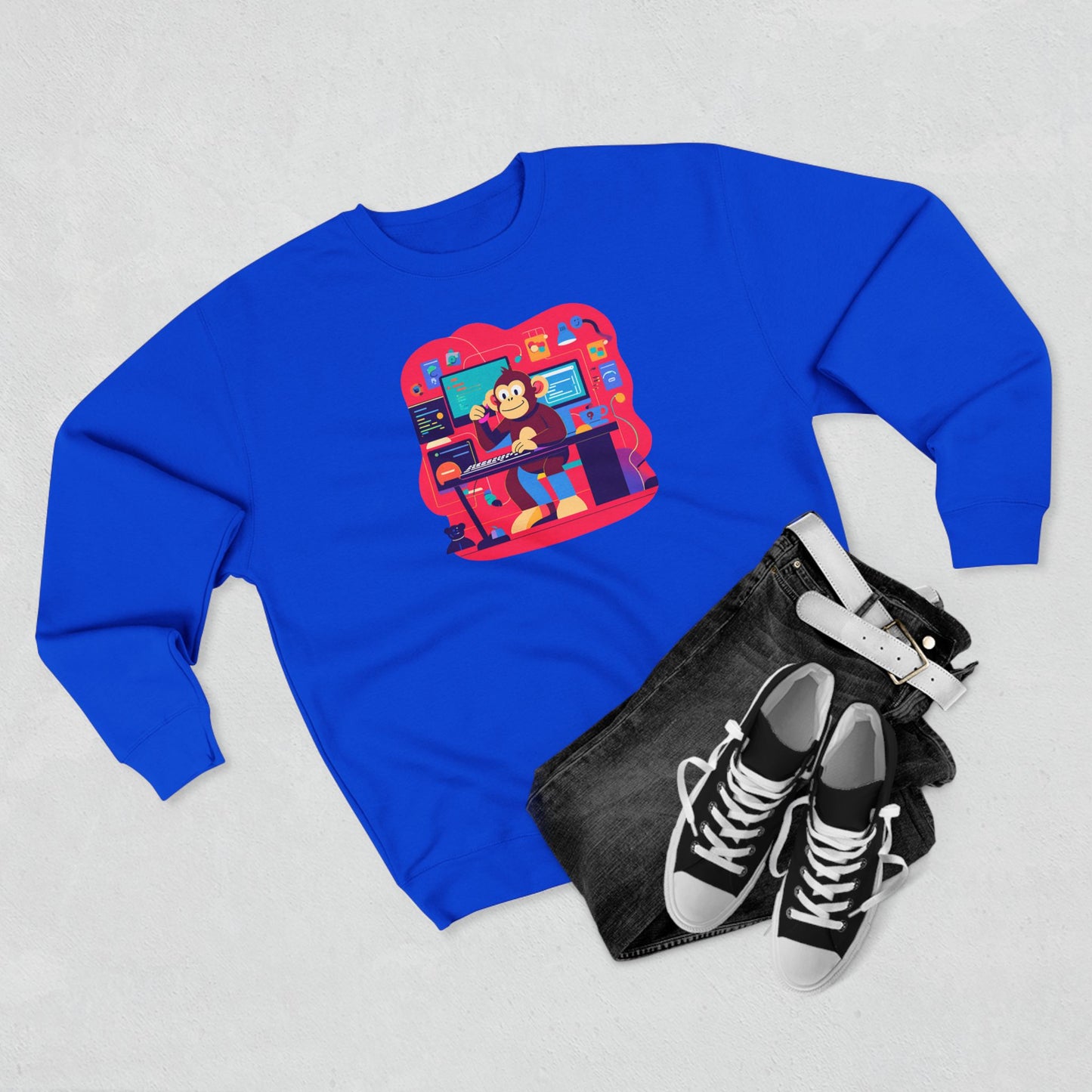 Cozy Gamer Crewneck Sweatshirt - Perfect for Gaming Nights, Casual Outings, Birthdays, Holidays, Unique Gift Idea