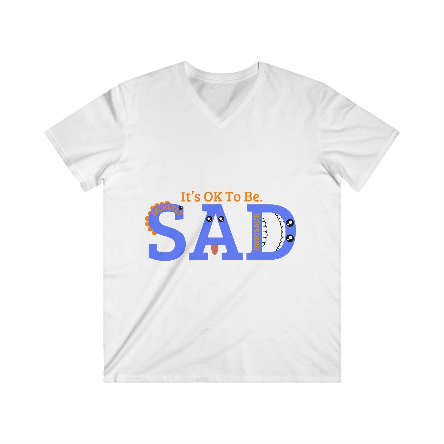 Men's Fitted V-Neck Short Sleeve Tee