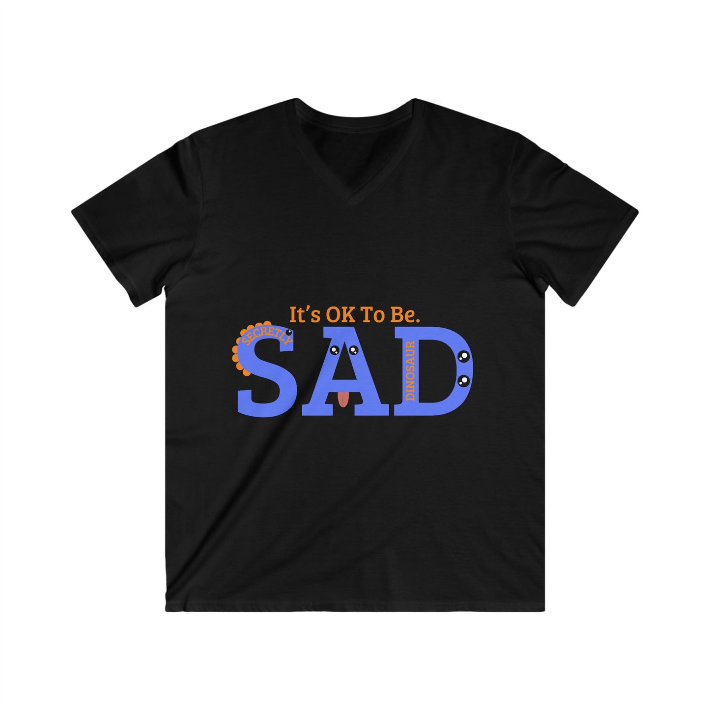 Men's Fitted V-Neck Short Sleeve Tee