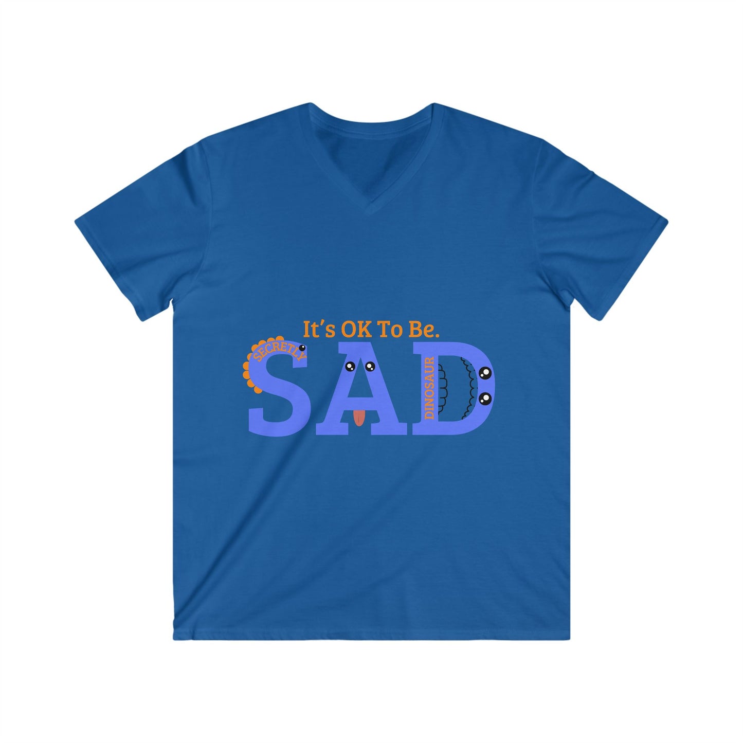 Men's Fitted V-Neck Short Sleeve Tee