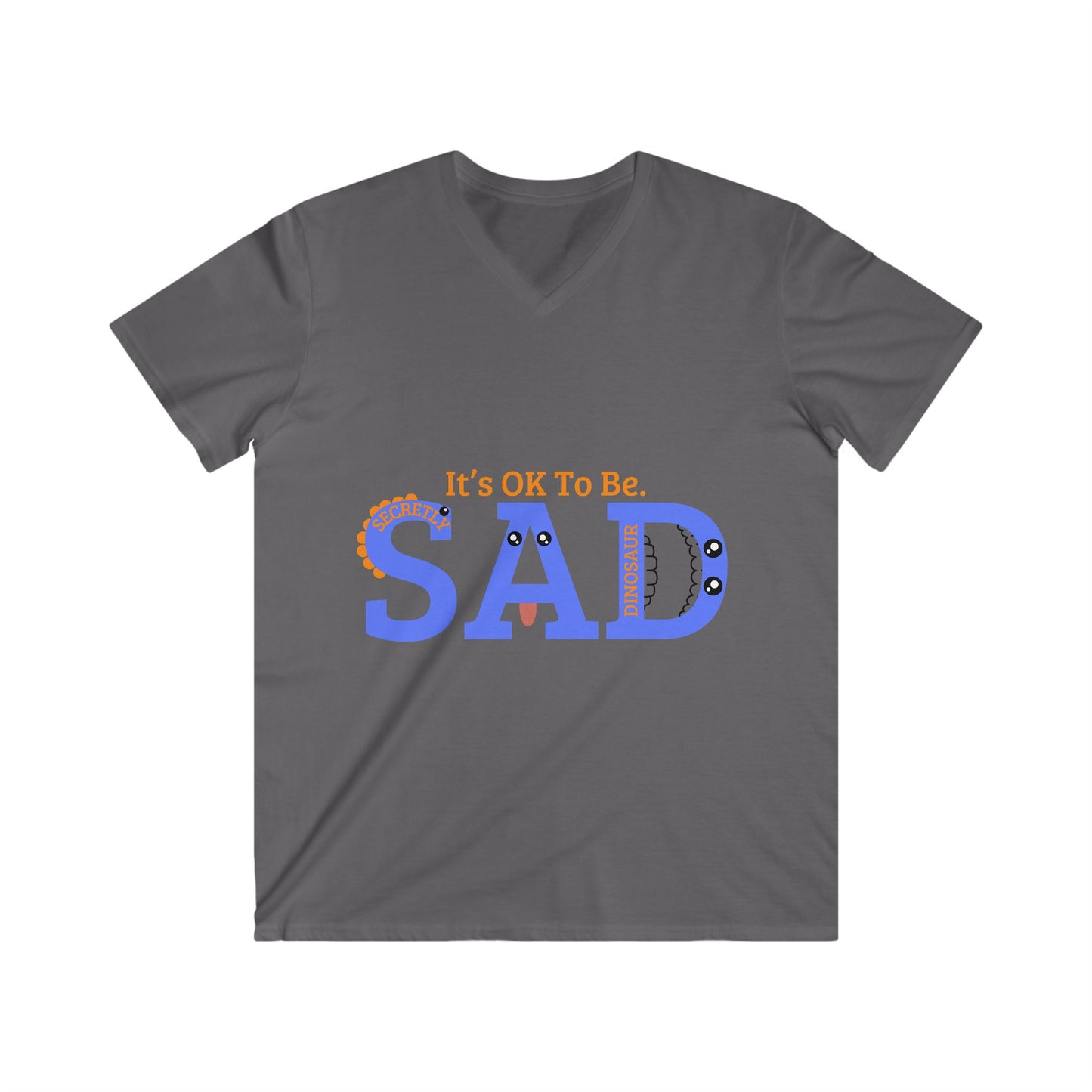 Men's Fitted V-Neck Short Sleeve Tee