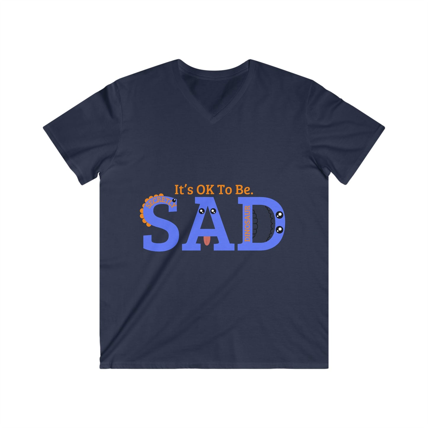 Men's Fitted V-Neck Short Sleeve Tee