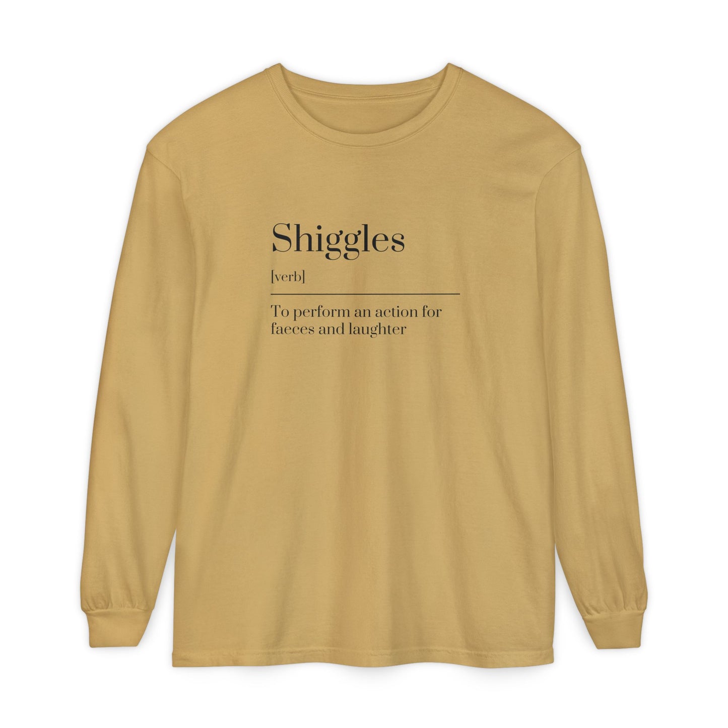 Unisex Garment-dyed Long Sleeve T-Shirt
