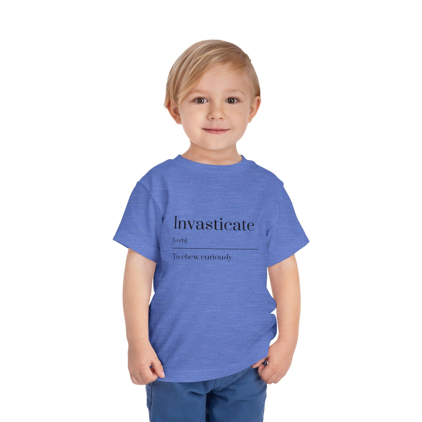 Curious Toddler Tee - Cute Short Sleeve Shirt, Kids Gift, Playful T-Shirt, Educational Apparel, Toddler Clothes