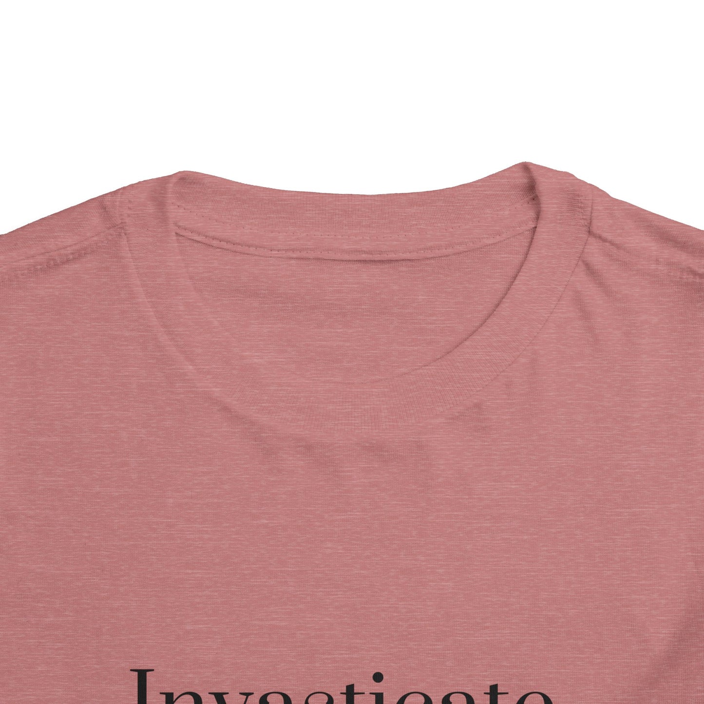 Curious Toddler Tee - Cute Short Sleeve Shirt, Kids Gift, Playful T-Shirt, Educational Apparel, Toddler Clothes