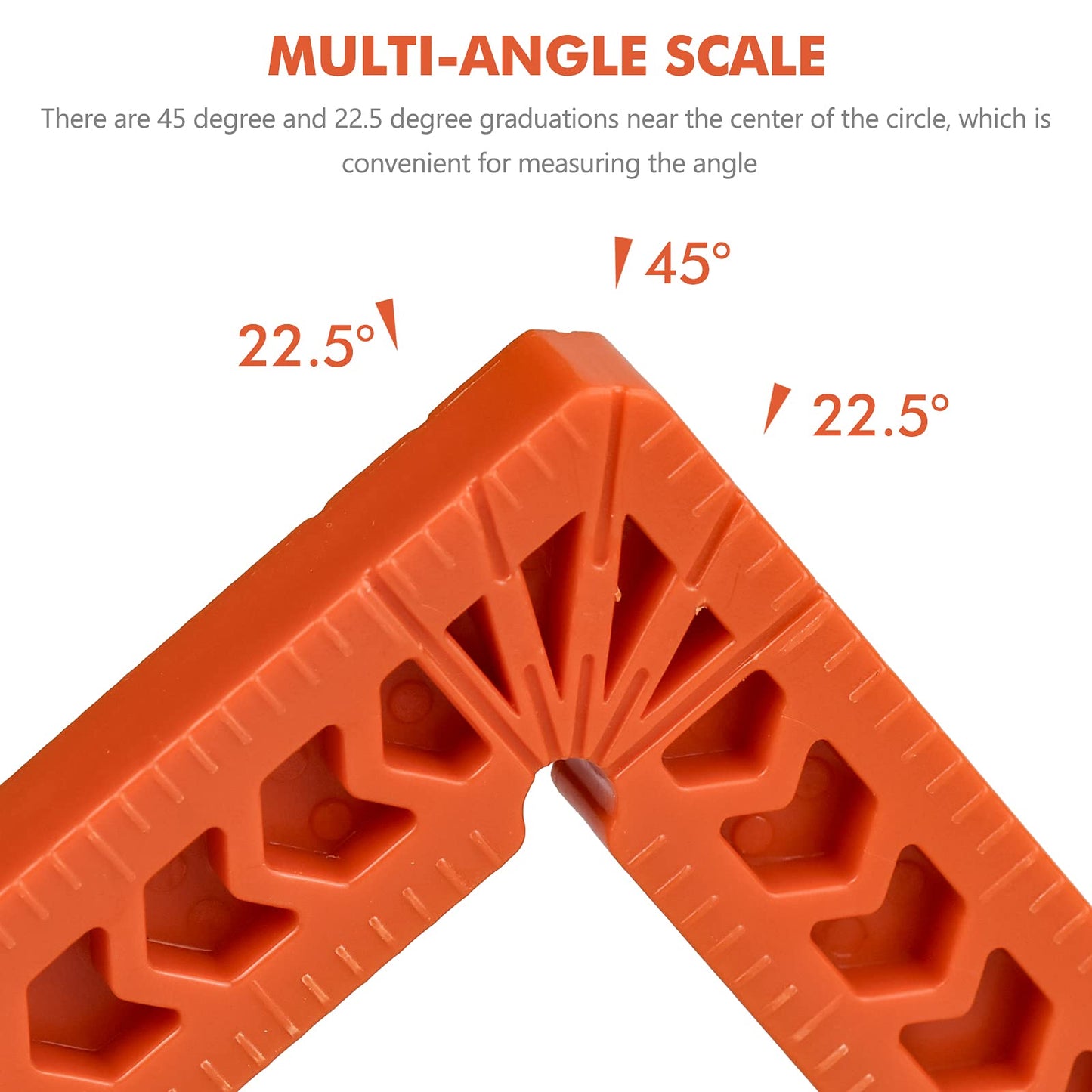 Wandefol 4pcs Positioning Squares, 90 Degree Corner Clamp, 4" Right Angle Clamps, Woodworking Tools for Picture Frames, Boxes, Cabinets or Drawers, Carpenter Square Tool