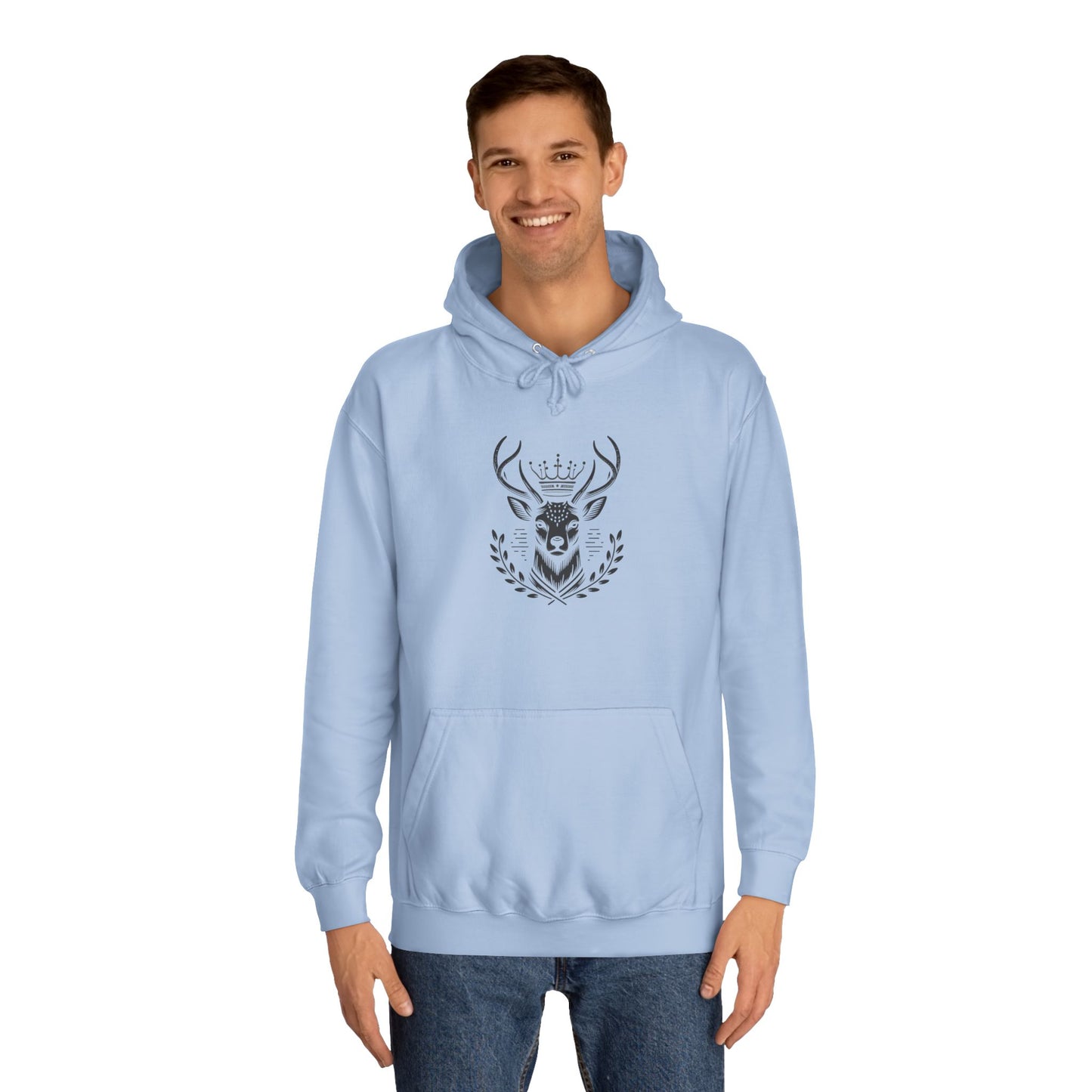 Stylish Unisex College Hoodie with Unique Design, Perfect for Casual Wear, Gifts, College Events, Fall Fashion, and Cozy Lounging - Oh Deer Lord