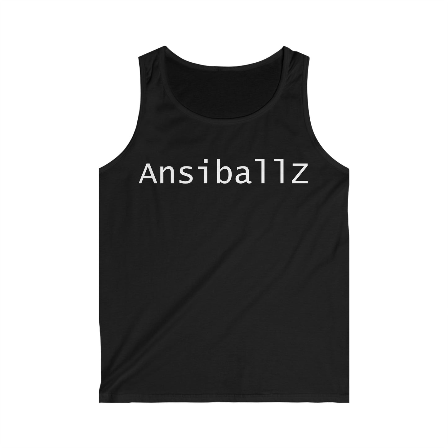 Trendy Men's Tank Top with 'Ansibal1z' Design, Casual Wear, Summer Outing, Fitness Apparel, Gift for Him, Beach Style