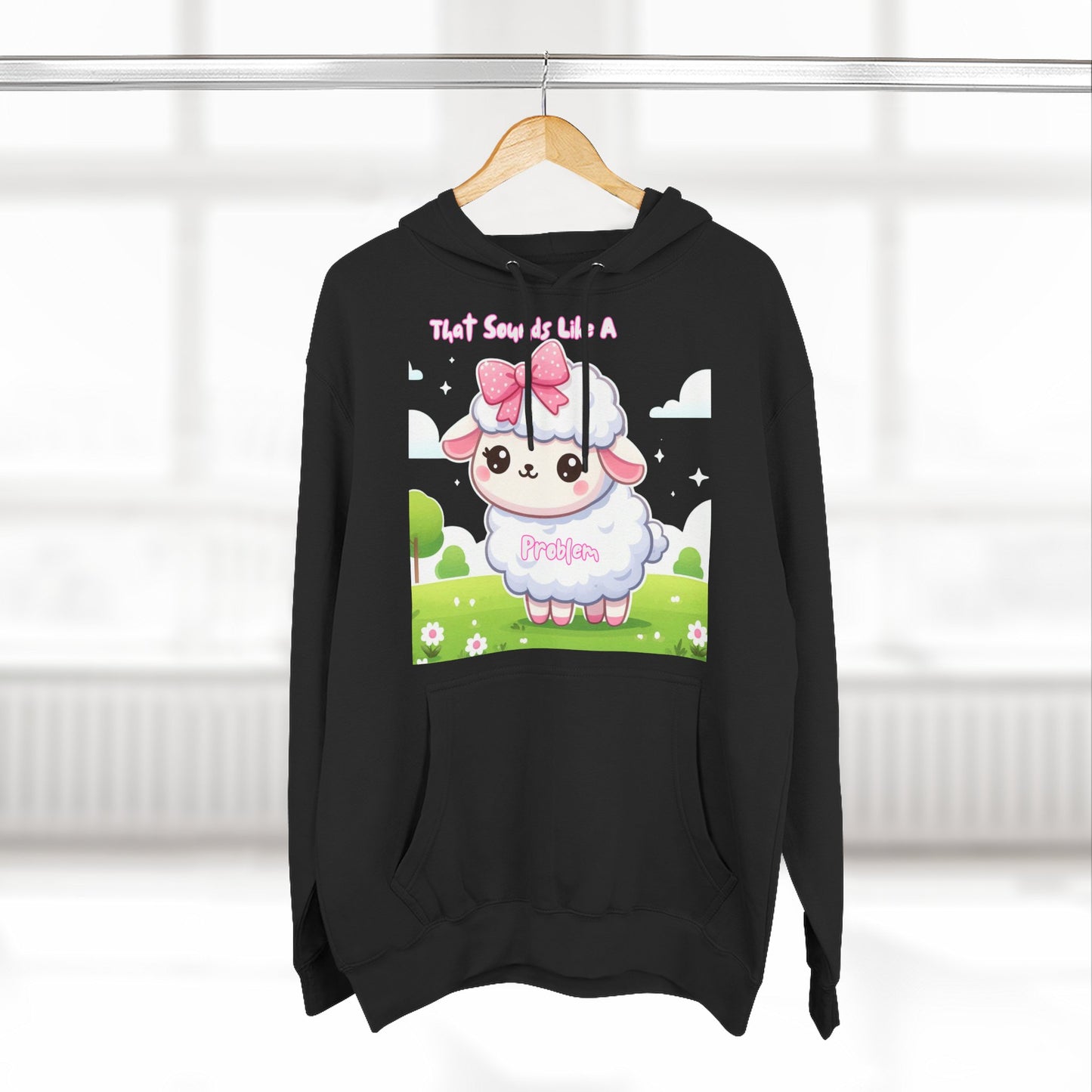Ewe Problem - Three-Panel Fleece Hoodie