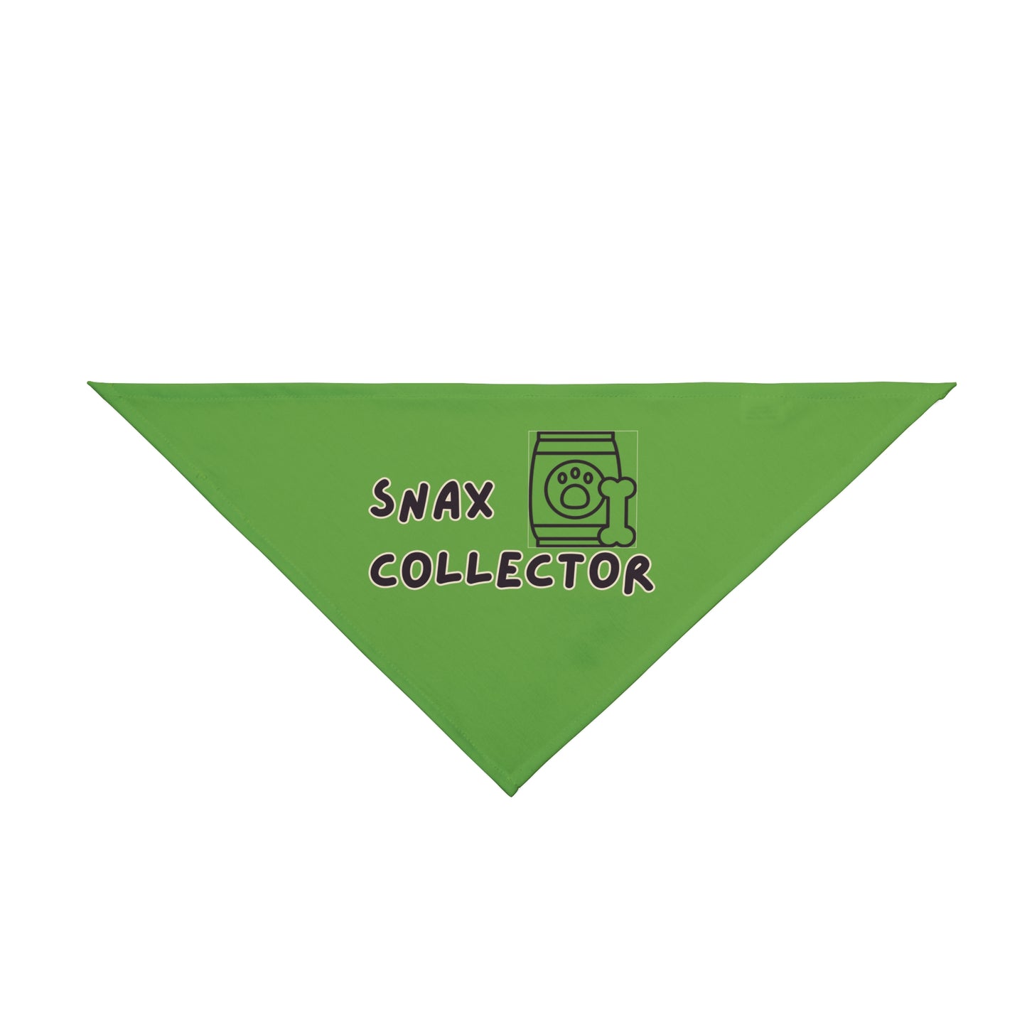 Snax Collector - Pet Bandana - Green