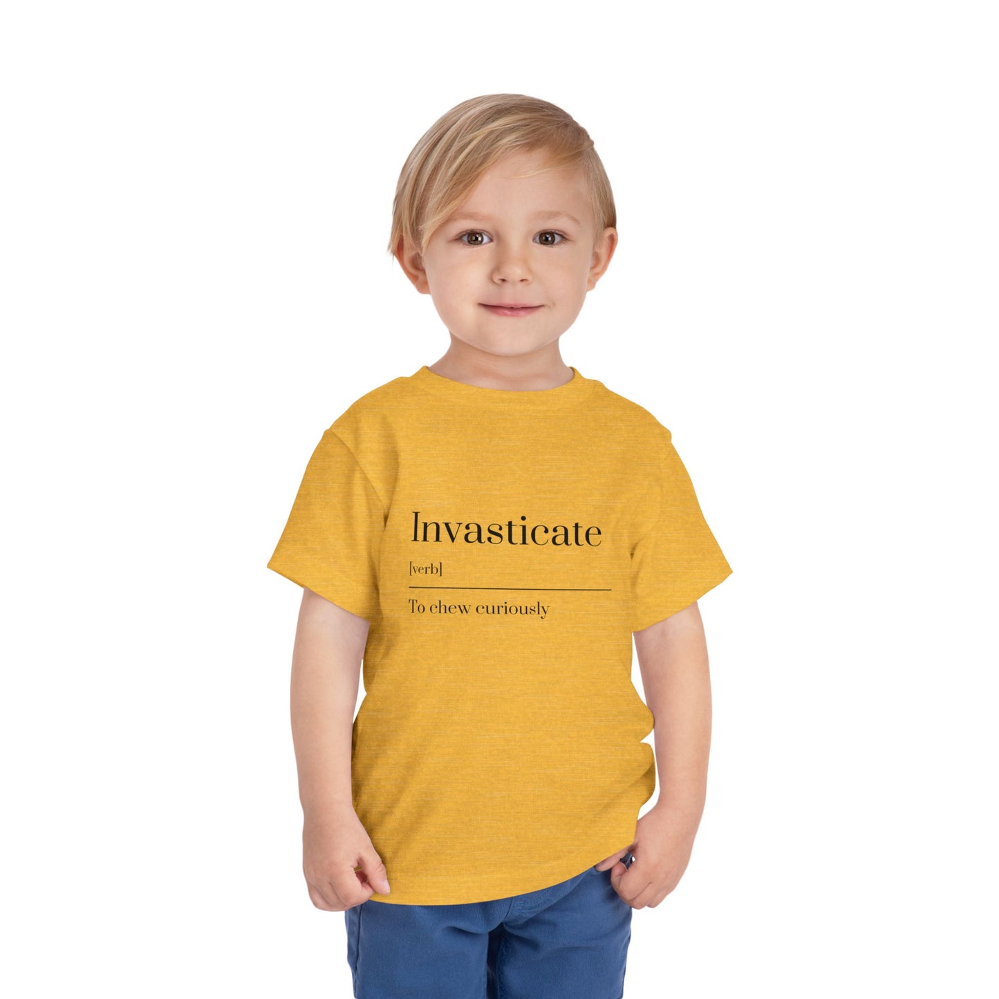 Curious Toddler Tee - Cute Short Sleeve Shirt, Kids Gift, Playful T-Shirt, Educational Apparel, Toddler Clothes