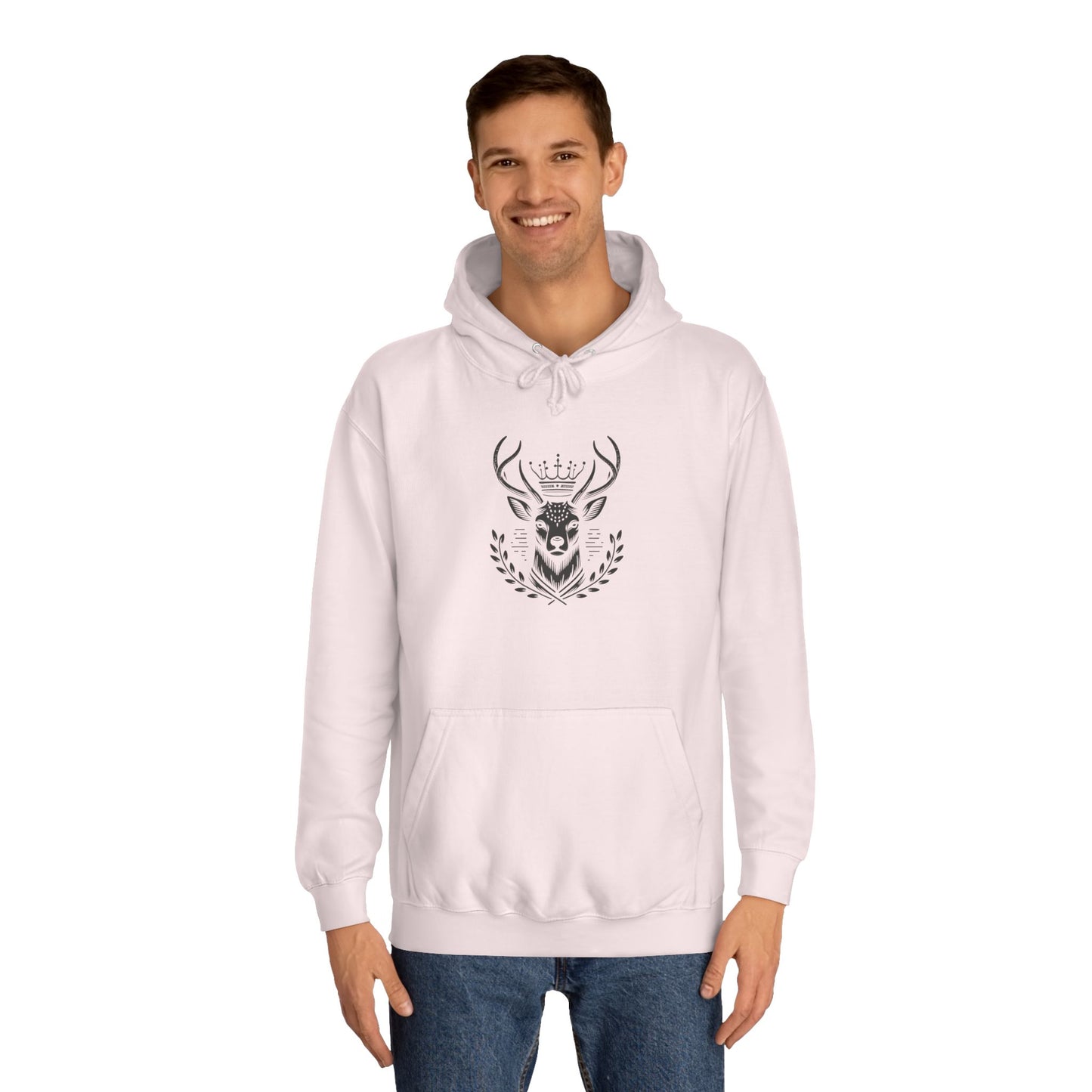 Stylish Unisex College Hoodie with Unique Design, Perfect for Casual Wear, Gifts, College Events, Fall Fashion, and Cozy Lounging - Oh Deer Lord
