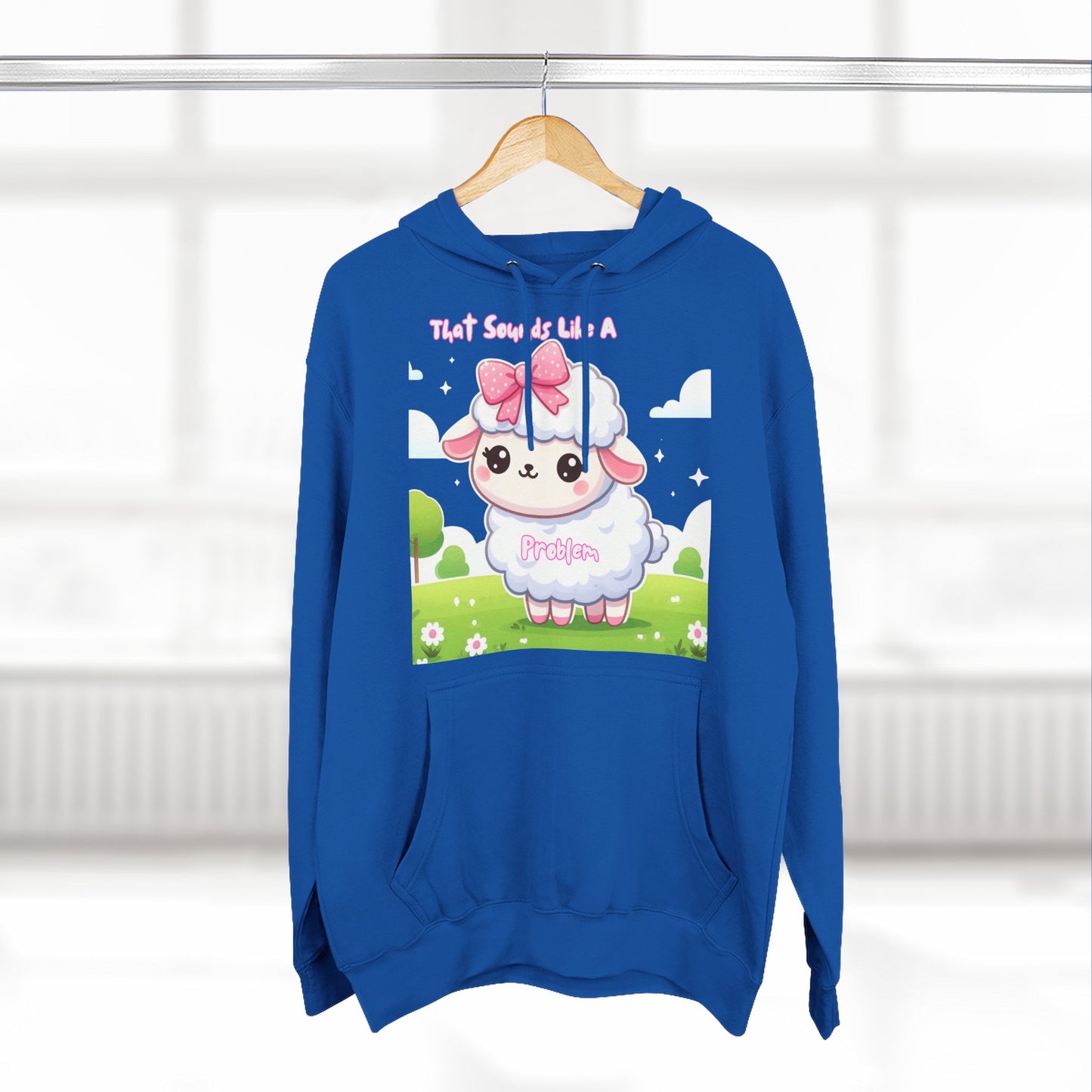 Ewe Problem - Three-Panel Fleece Hoodie