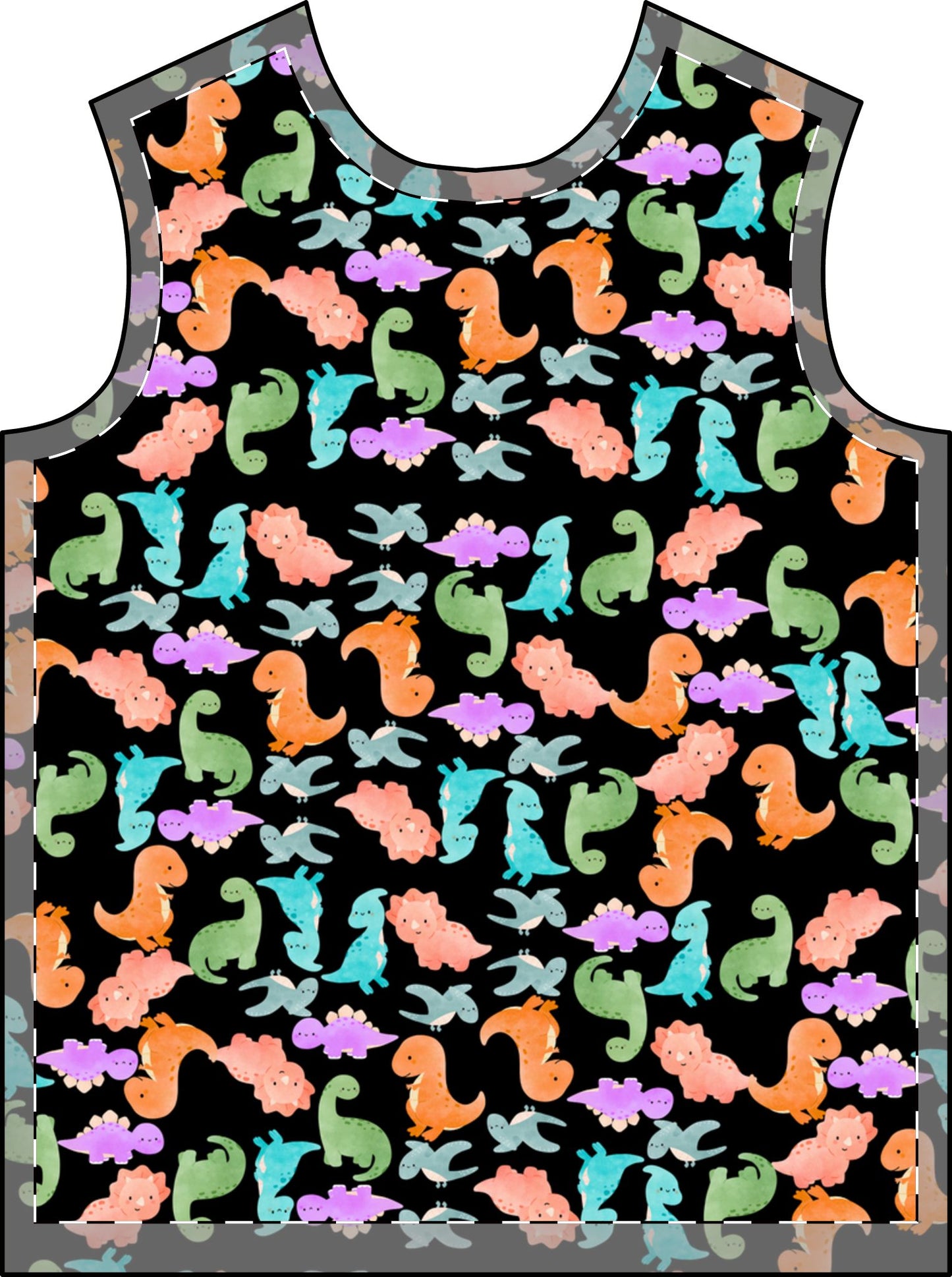 Colorful Dinosaur Mens TShirt Fun Wear Unique Gift Casual Style Kids Theme Summer Outfit Rainbow Dinos Red
