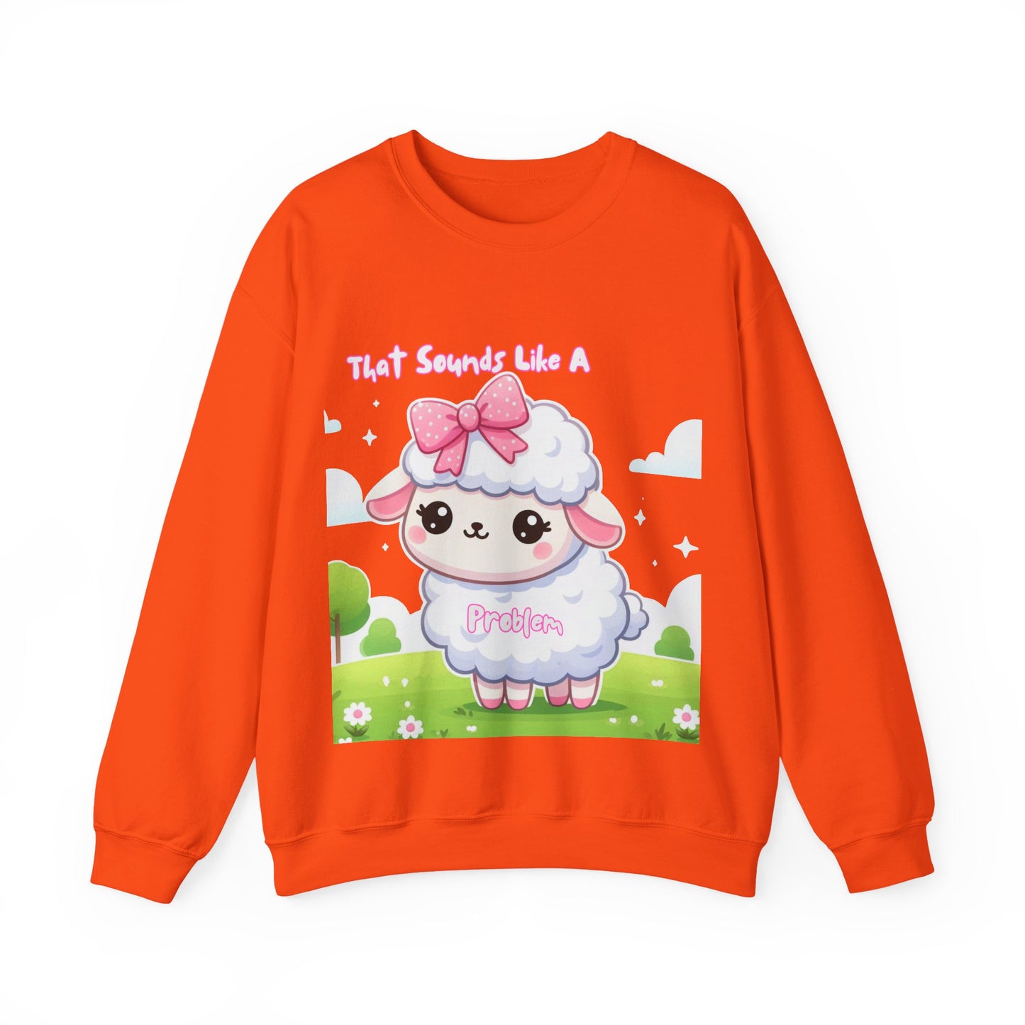 Ewe Problem - Unisex Heavy Blend™ Crewneck Sweatshirt