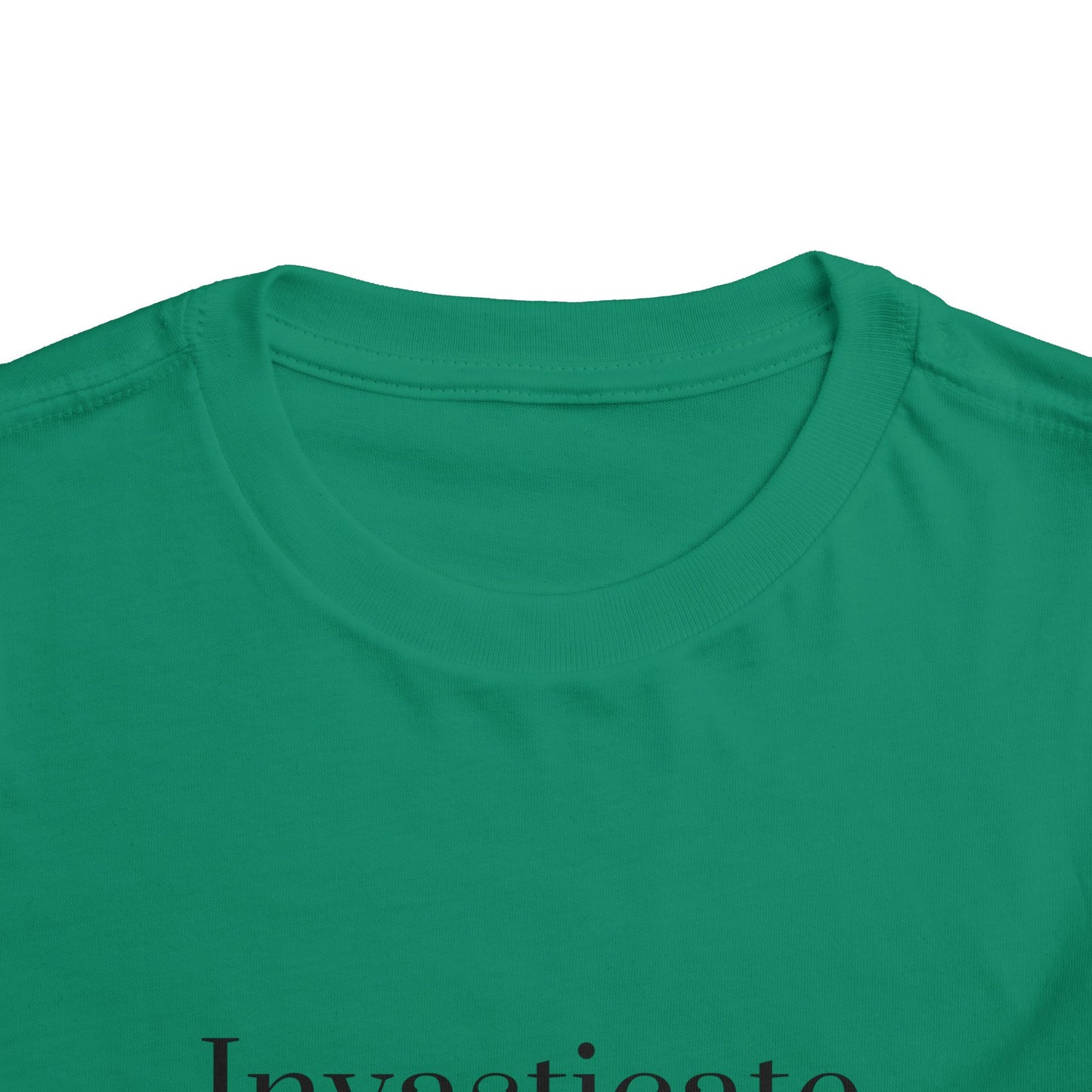 Curious Toddler Tee - Cute Short Sleeve Shirt, Kids Gift, Playful T-Shirt, Educational Apparel, Toddler Clothes