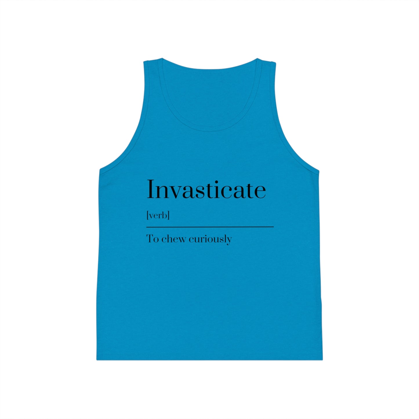 Curious Kid's Jersey Tank Top - Fun and Playful, Perfect for Summer Outings, Birthday Gifts, and Learning