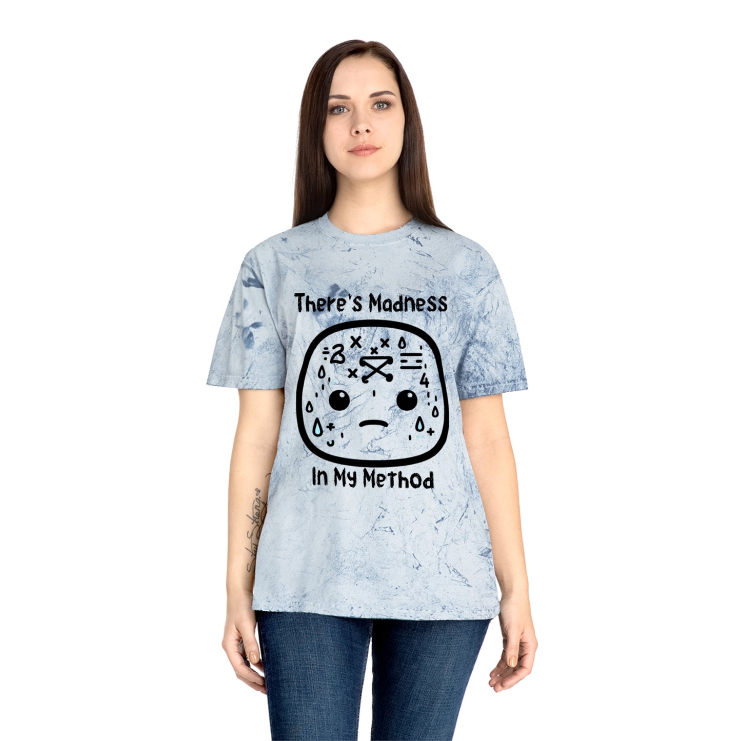 Unisex Color Blast T-Shirt | "There's Madness In My Method" Graphic Tee | Trendy Casual Wear for Kids & Adults
