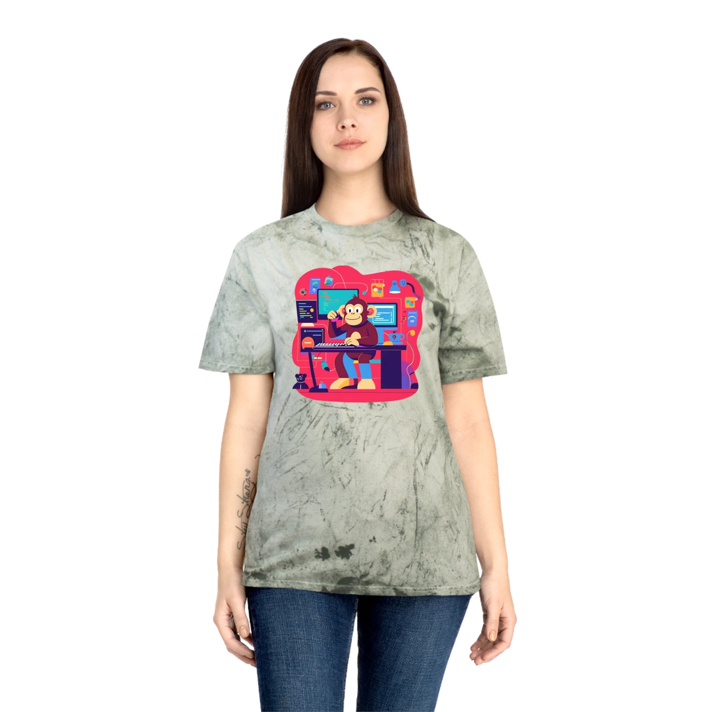 Colorful Gamer T-Shirt | Unisex T-Shirt for Tech Lovers, Video Game Merch, Fun Casual Wear, Unique Gift for Gamers