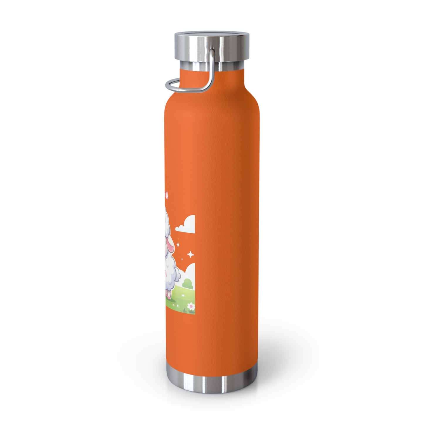 Cute Sheep Insulated Water Bottle - 22oz, Perfect Gift for Animal Lovers