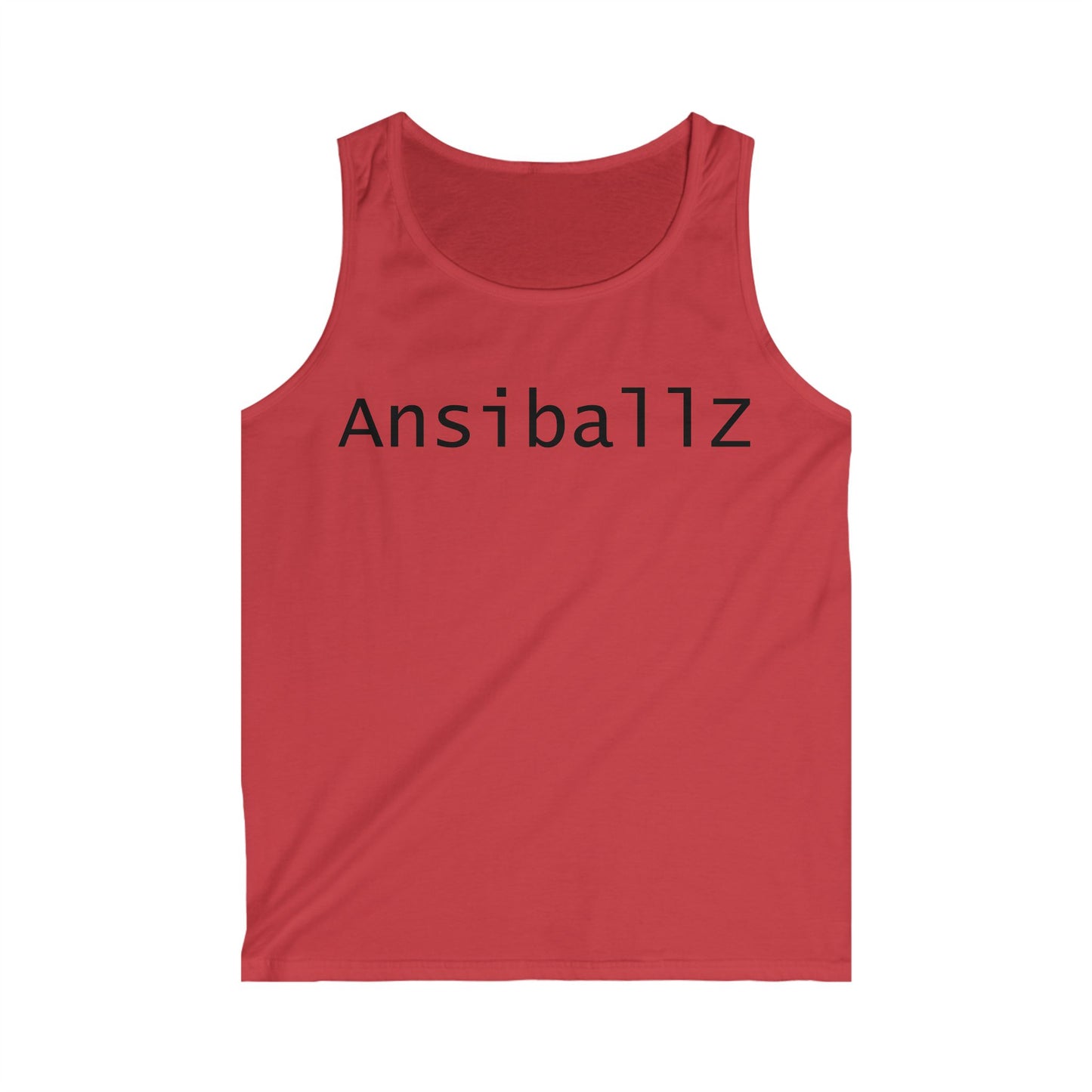 Trendy Men's Tank Top with 'Ansibal1z' Design, Casual Wear, Summer Outing, Fitness Apparel, Gift for Him, Beach Style