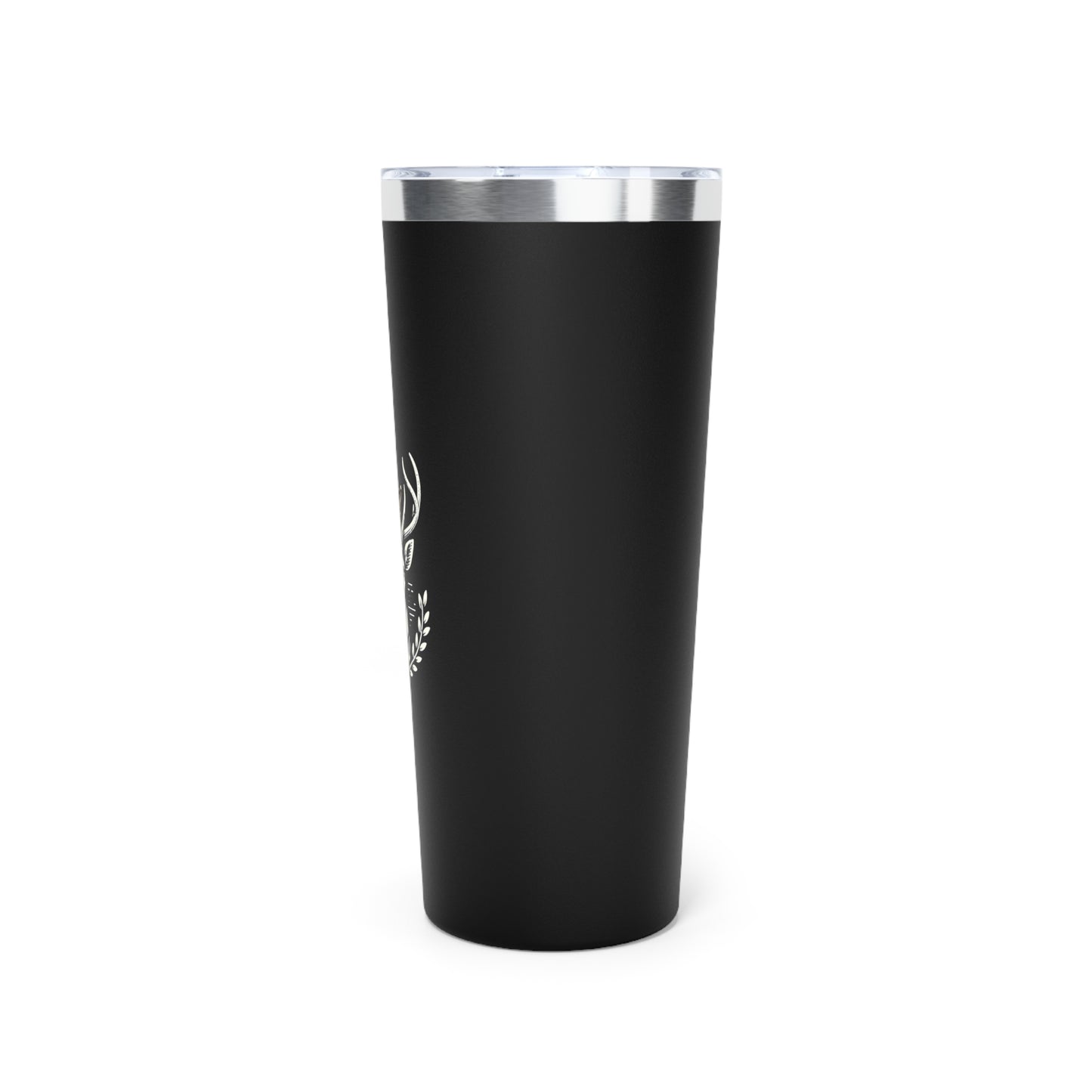 Stainless Steel Tumbler - Regal Deer Design, 22oz - Perfect for Gifts and Outdoor Adventures - Oh Deer Lord
